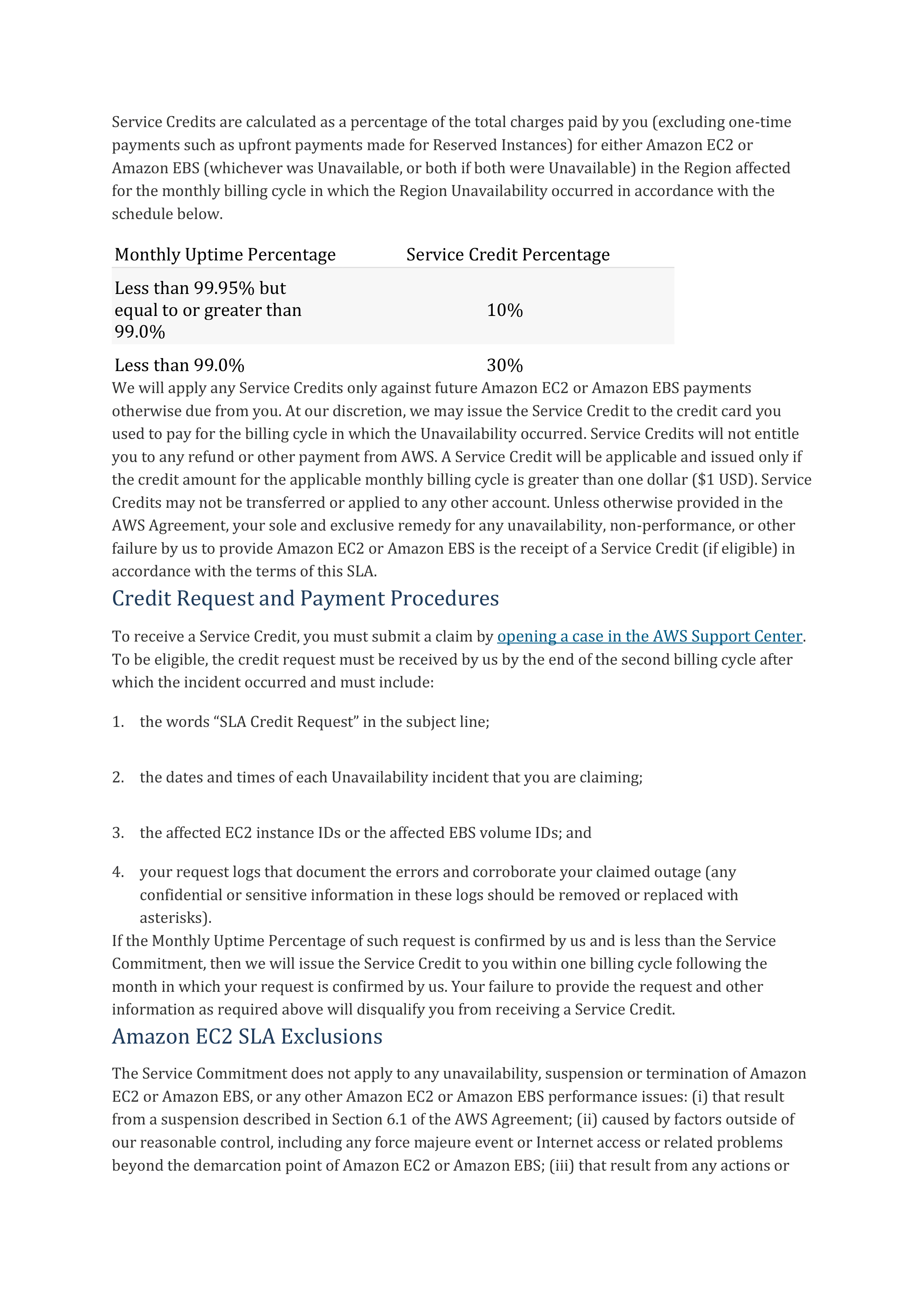 AWS Customer Agreement — page 70