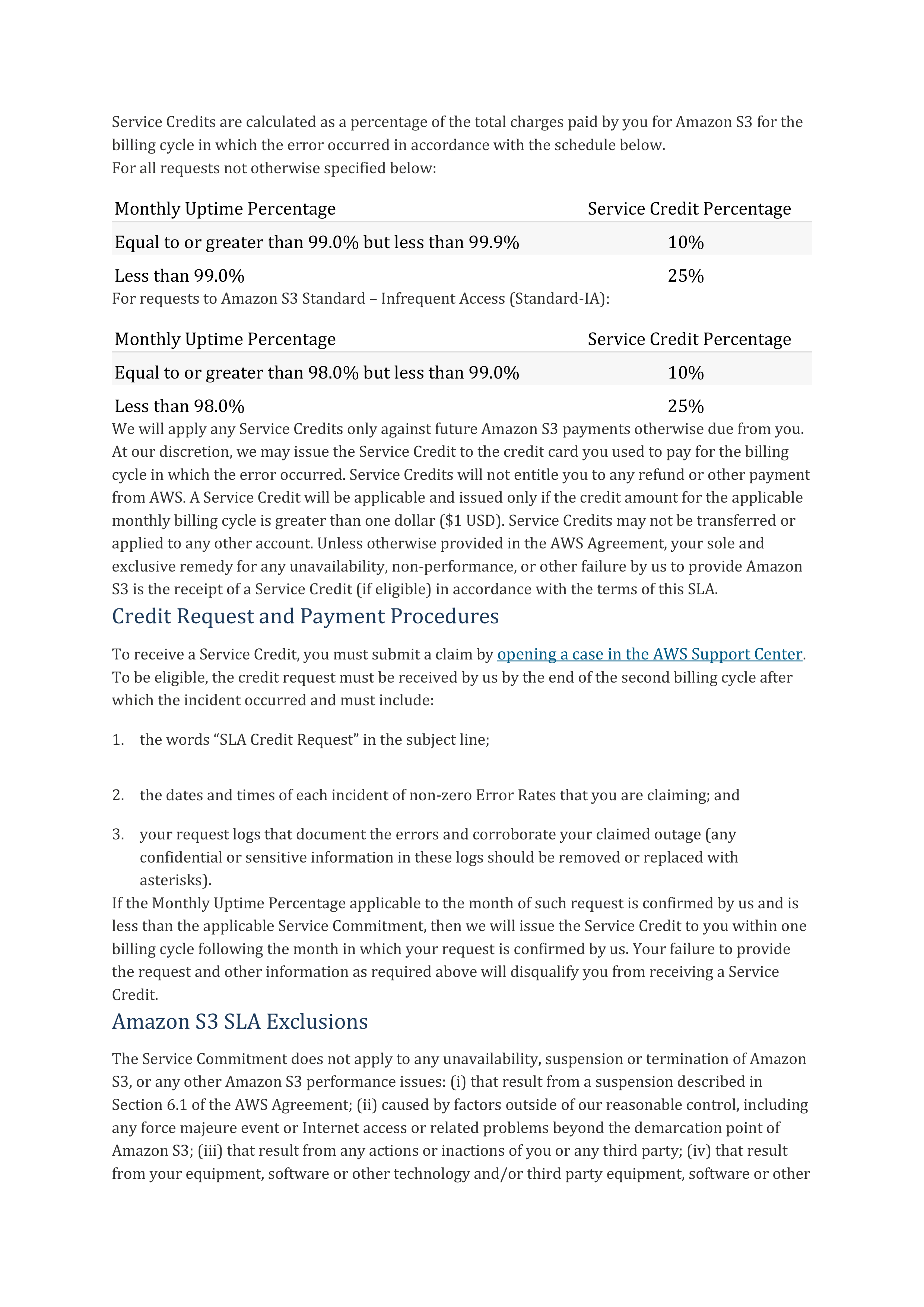AWS Customer Agreement — page 72