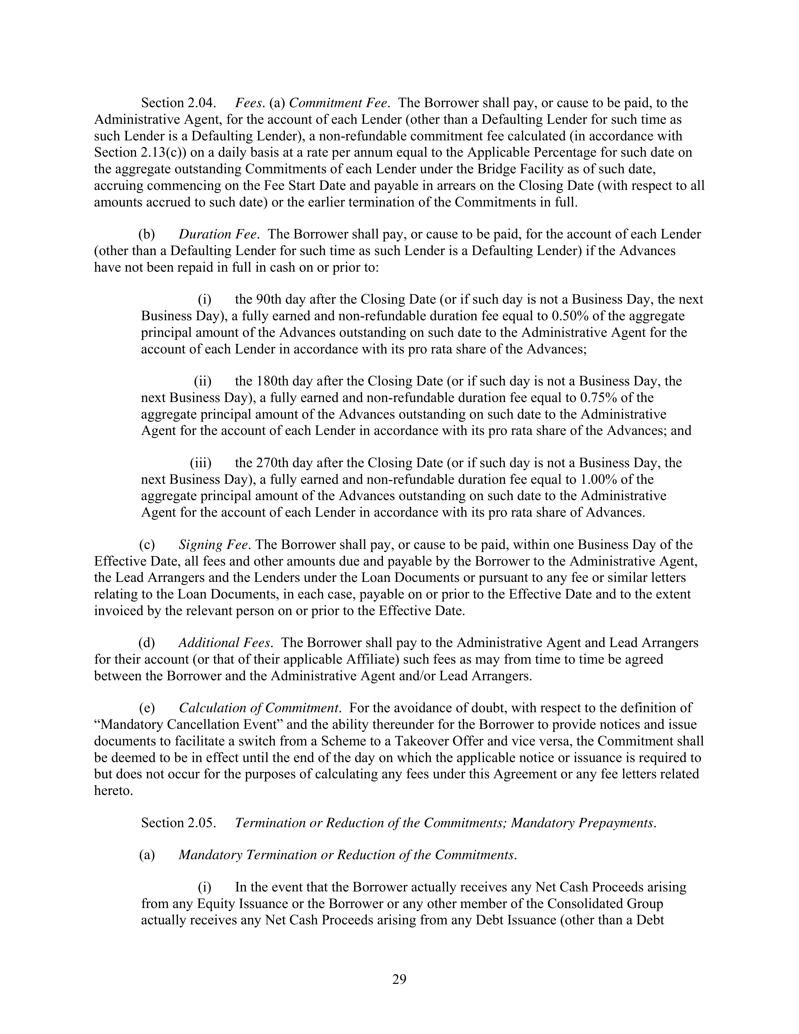 AbbVie Bridge Credit Agreement — page 33