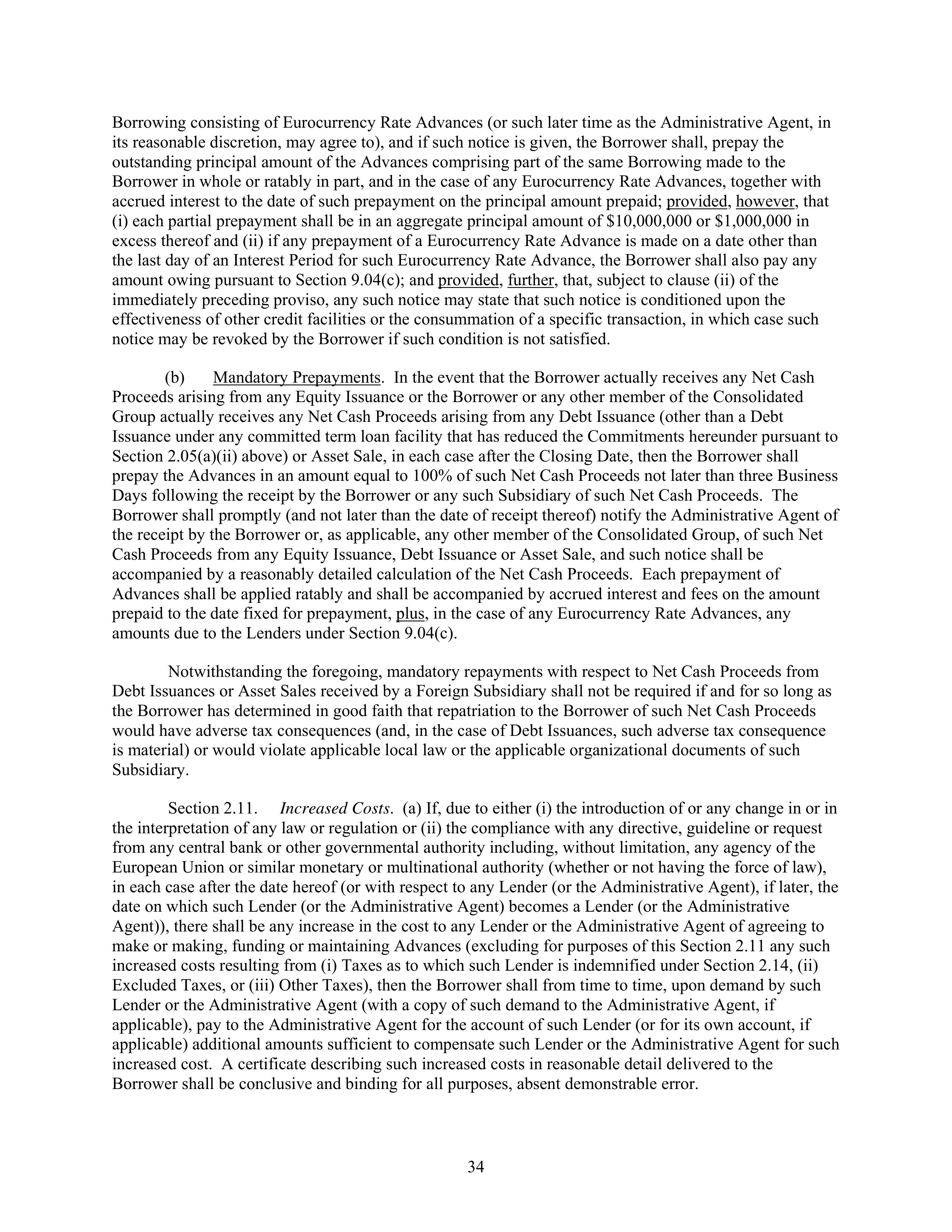 AbbVie Bridge Credit Agreement — page 38