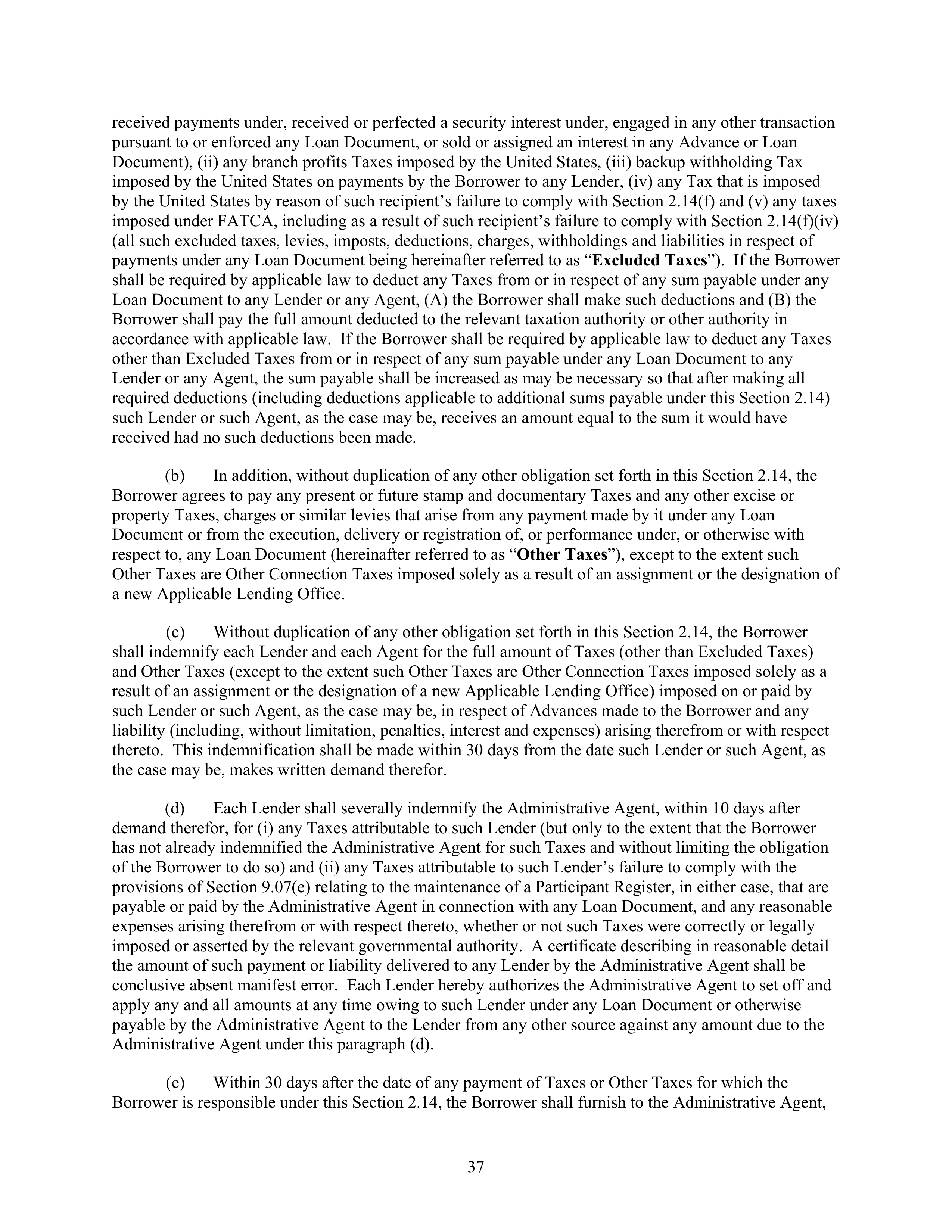 AbbVie Bridge Credit Agreement — page 41