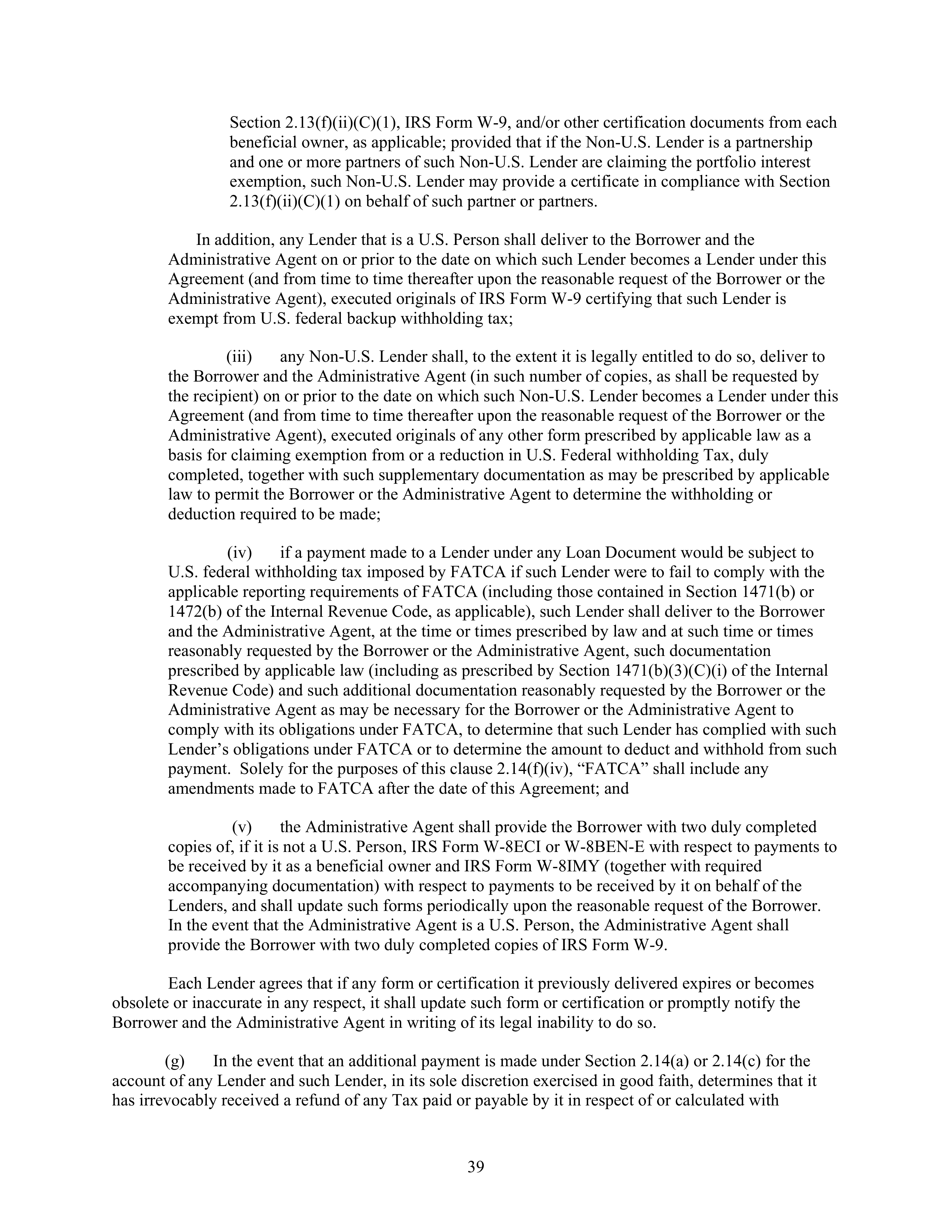 AbbVie Bridge Credit Agreement — page 43