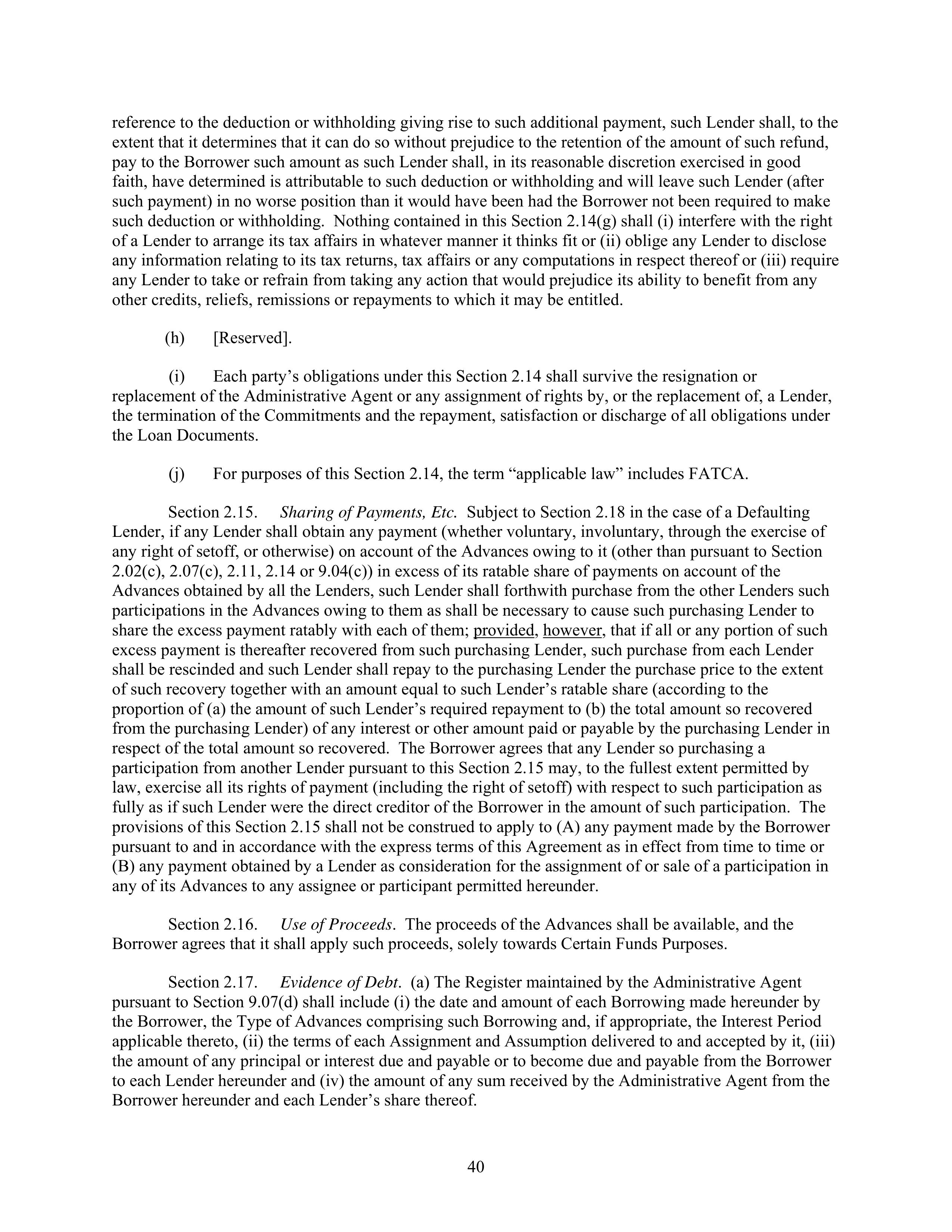 AbbVie Bridge Credit Agreement — page 44