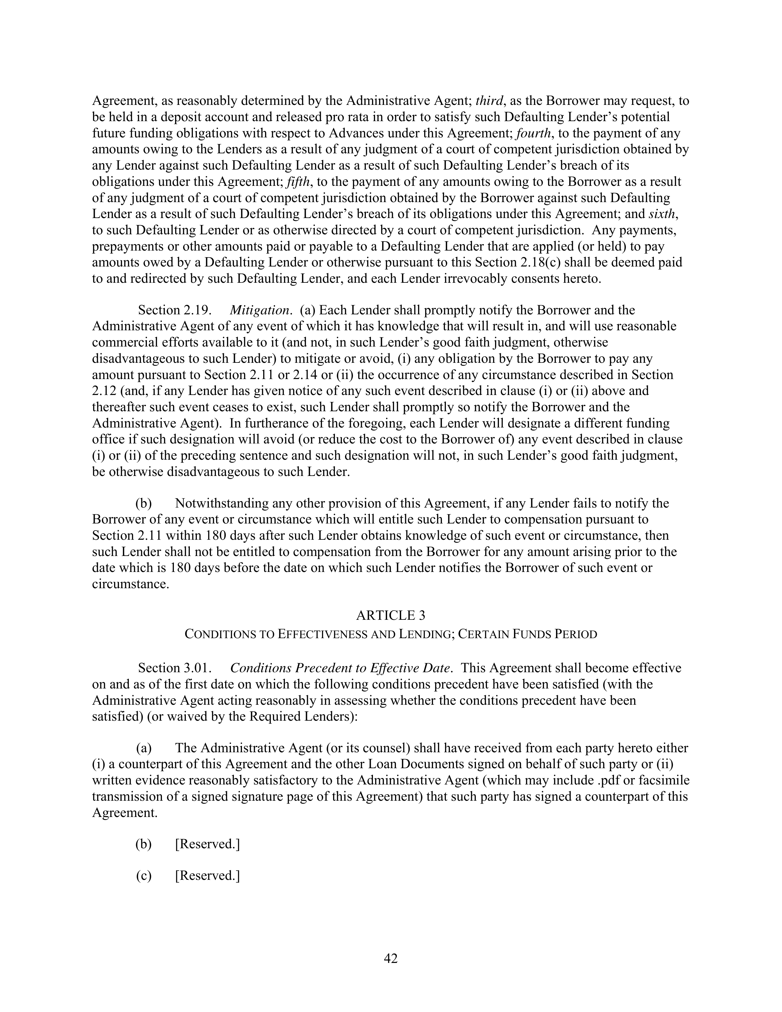 AbbVie Bridge Credit Agreement — page 46