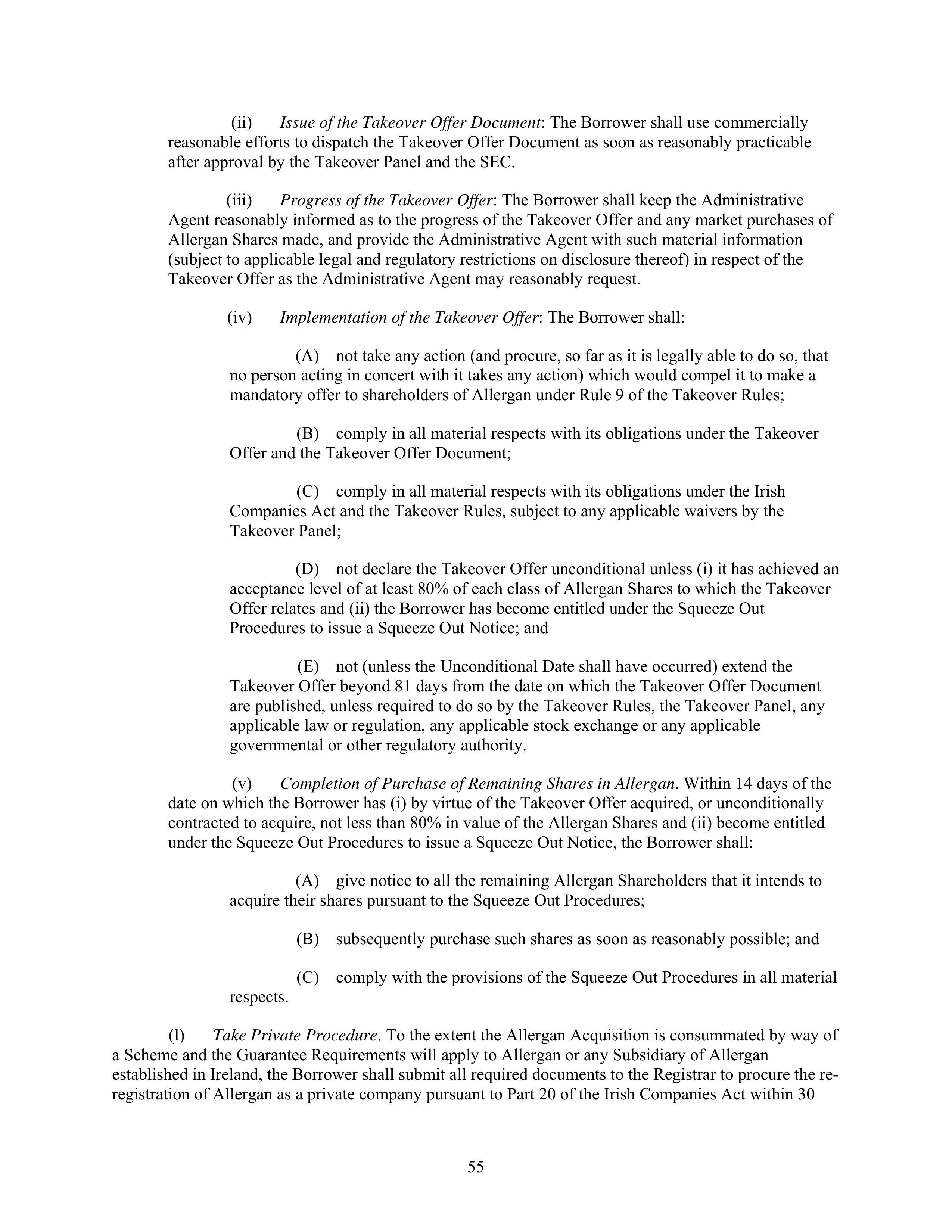 AbbVie Bridge Credit Agreement — page 59