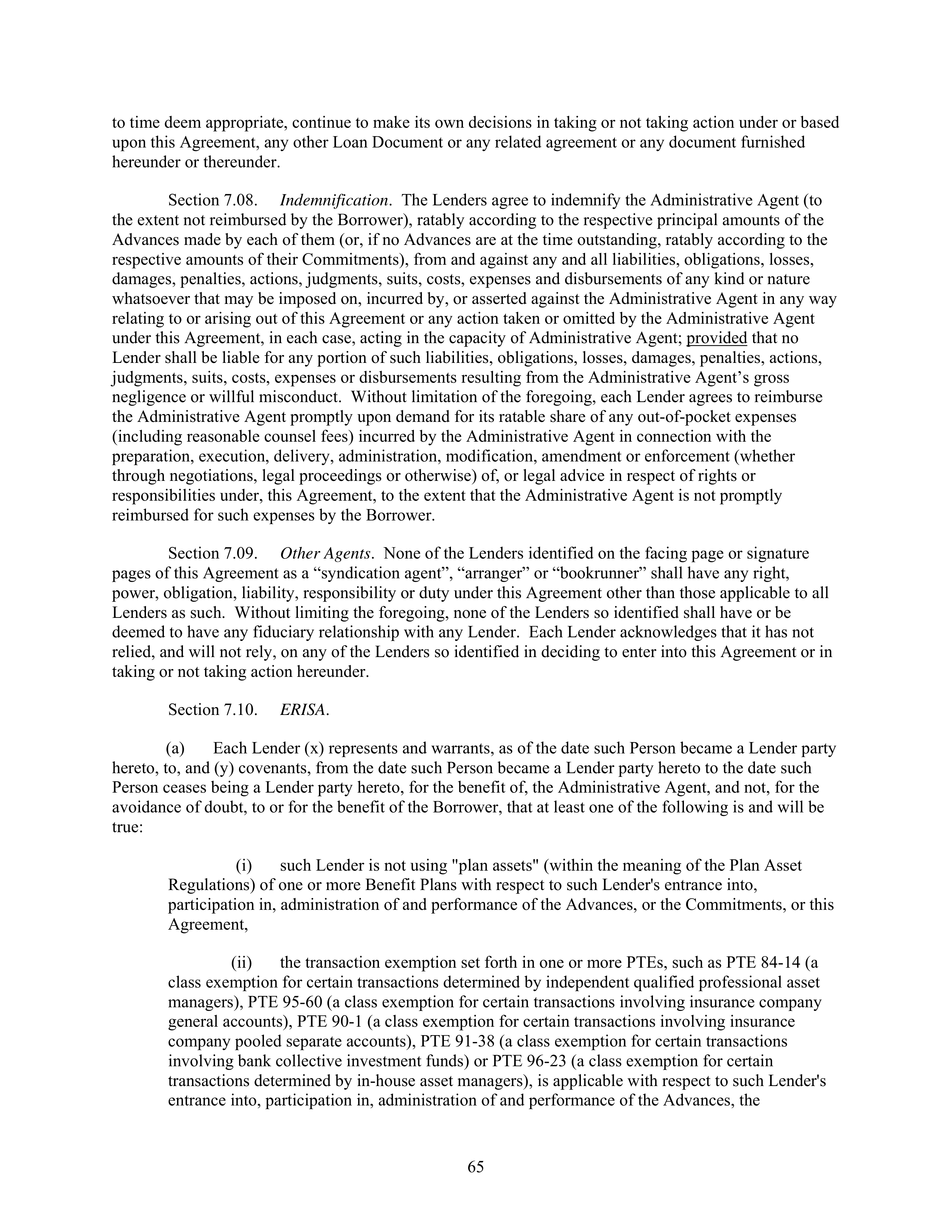 AbbVie Bridge Credit Agreement — page 69
