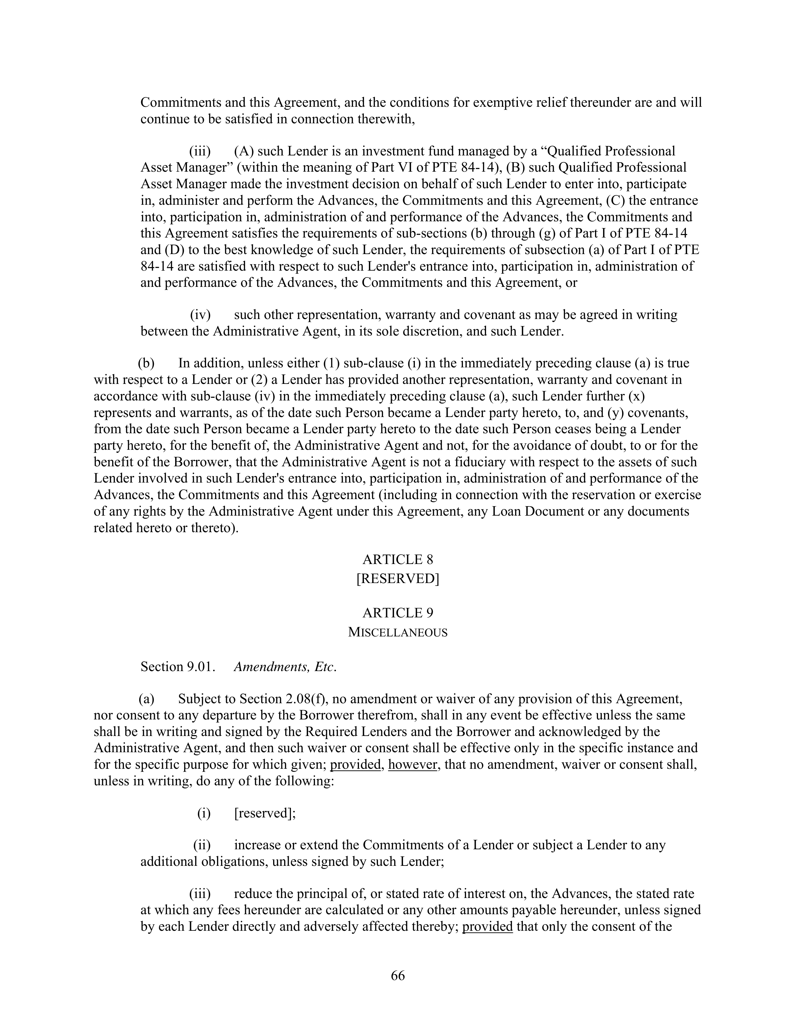 AbbVie Bridge Credit Agreement — page 70