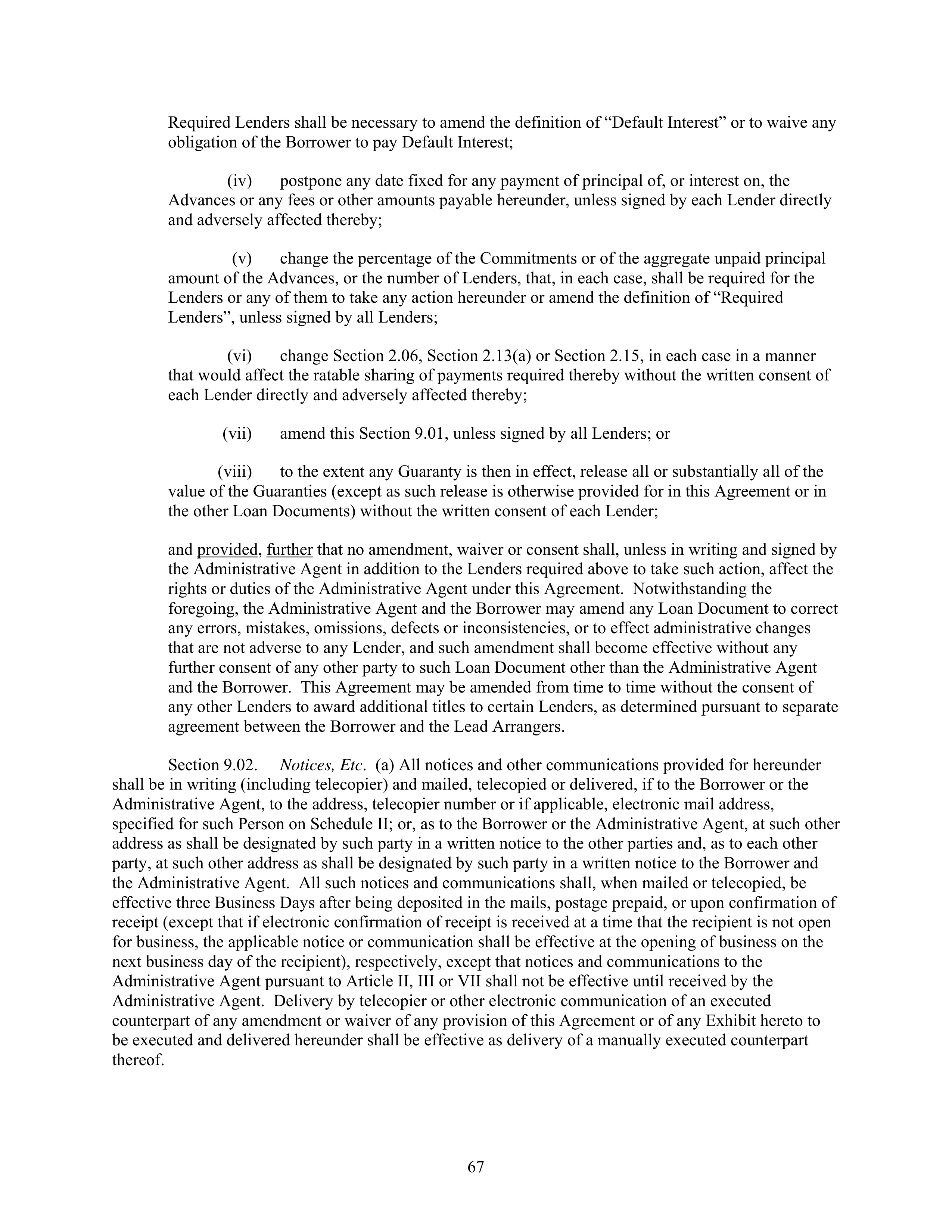 AbbVie Bridge Credit Agreement — page 71
