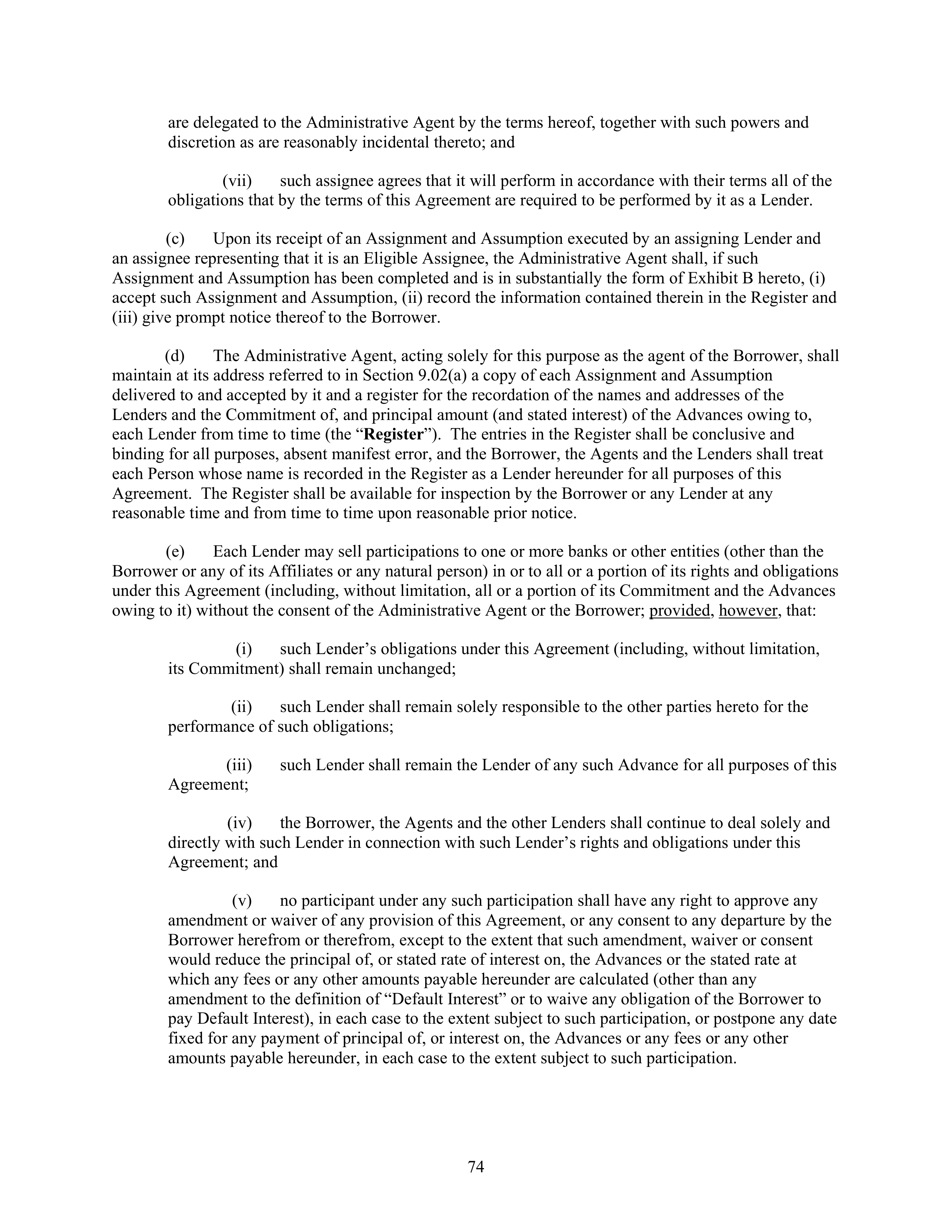 AbbVie Bridge Credit Agreement — page 78