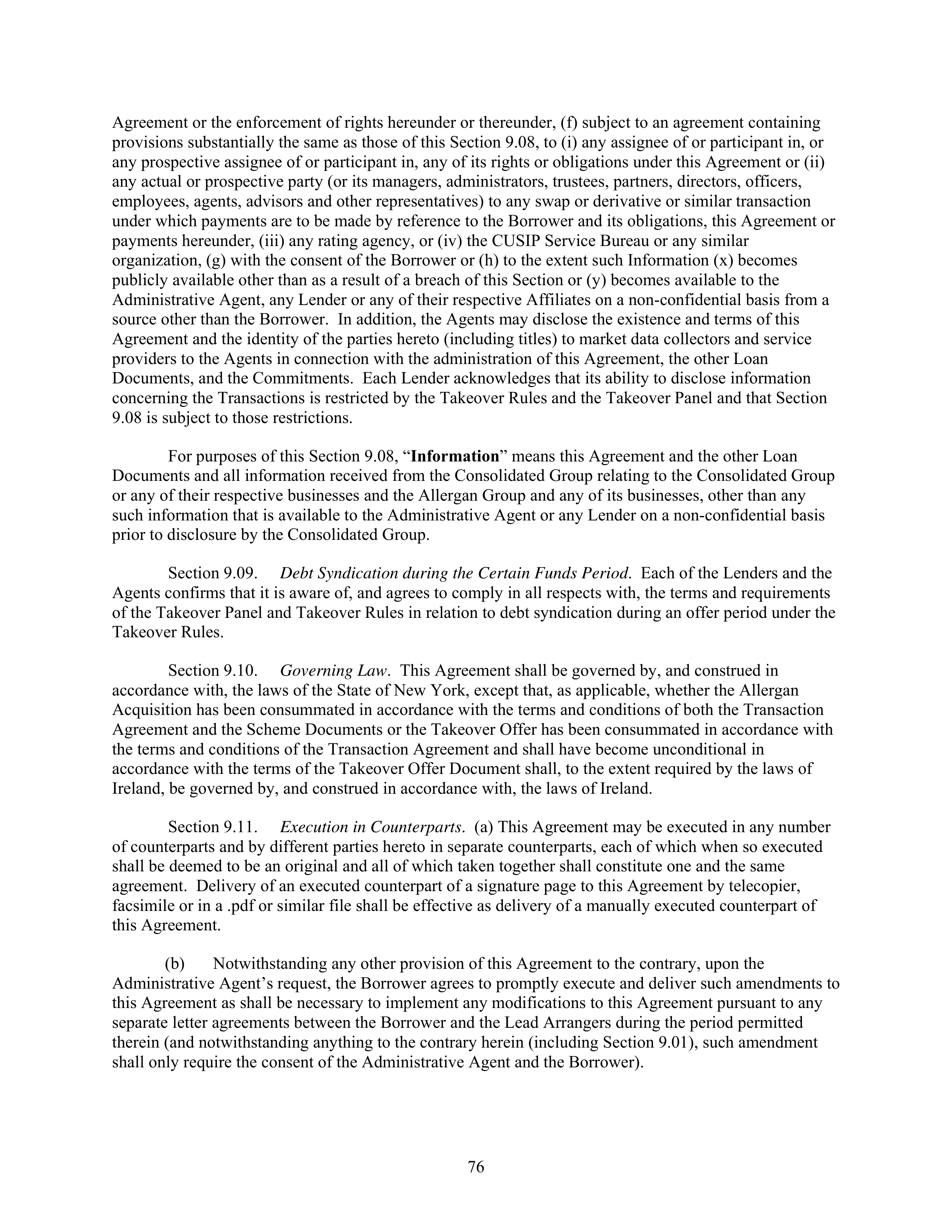 AbbVie Bridge Credit Agreement — page 80