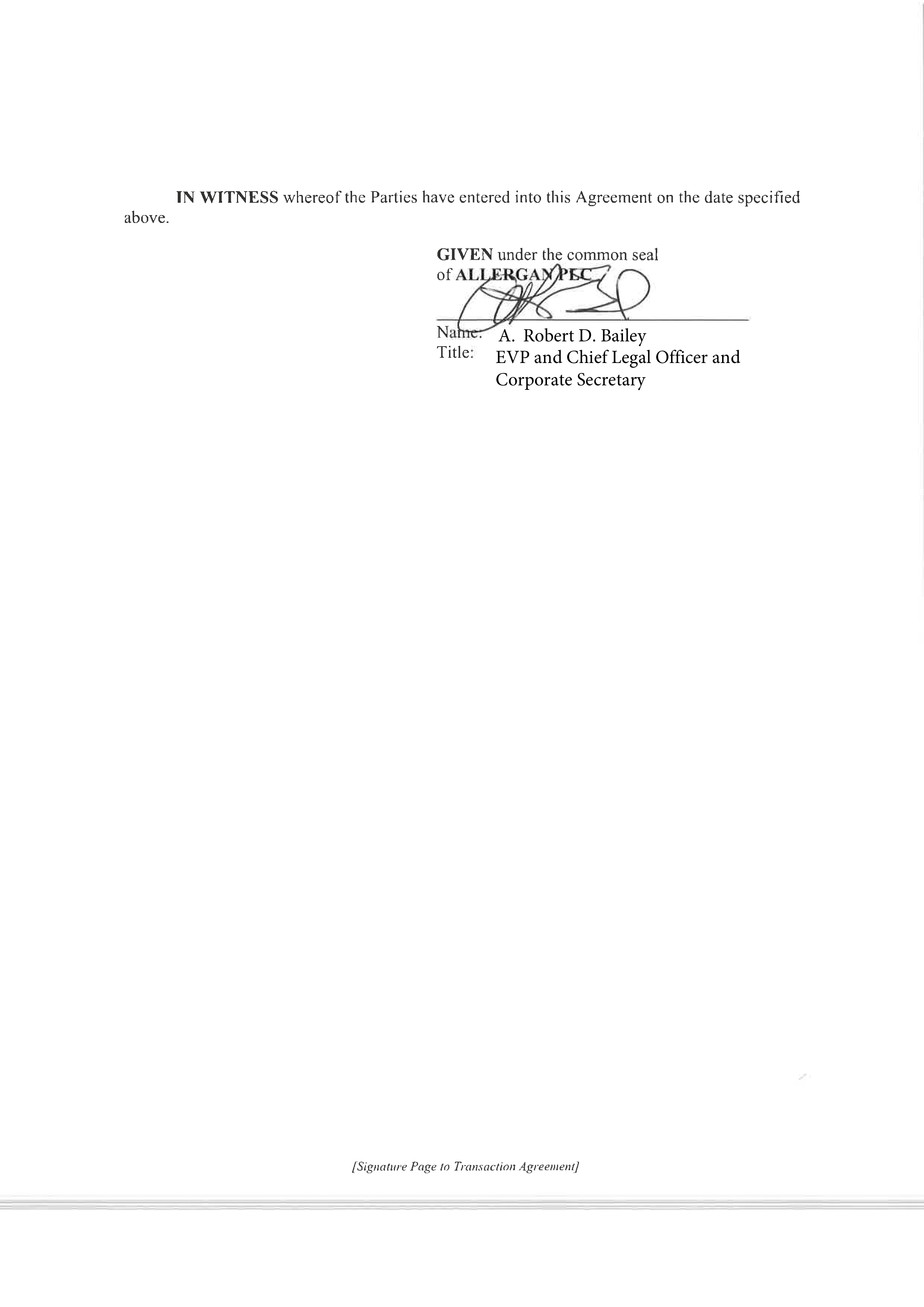 AbbVie Transaction Agreement — page 101