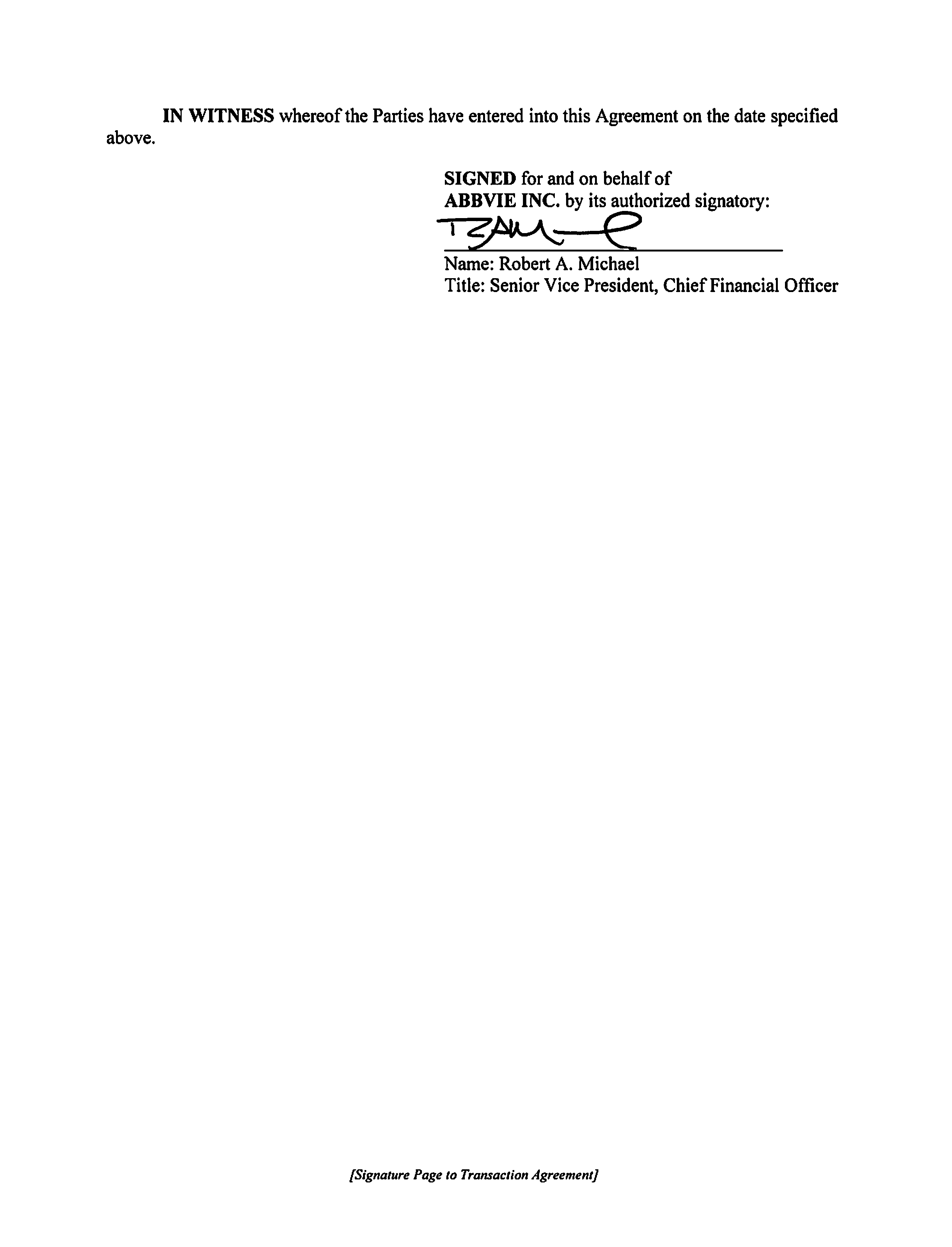 AbbVie Transaction Agreement — page 102
