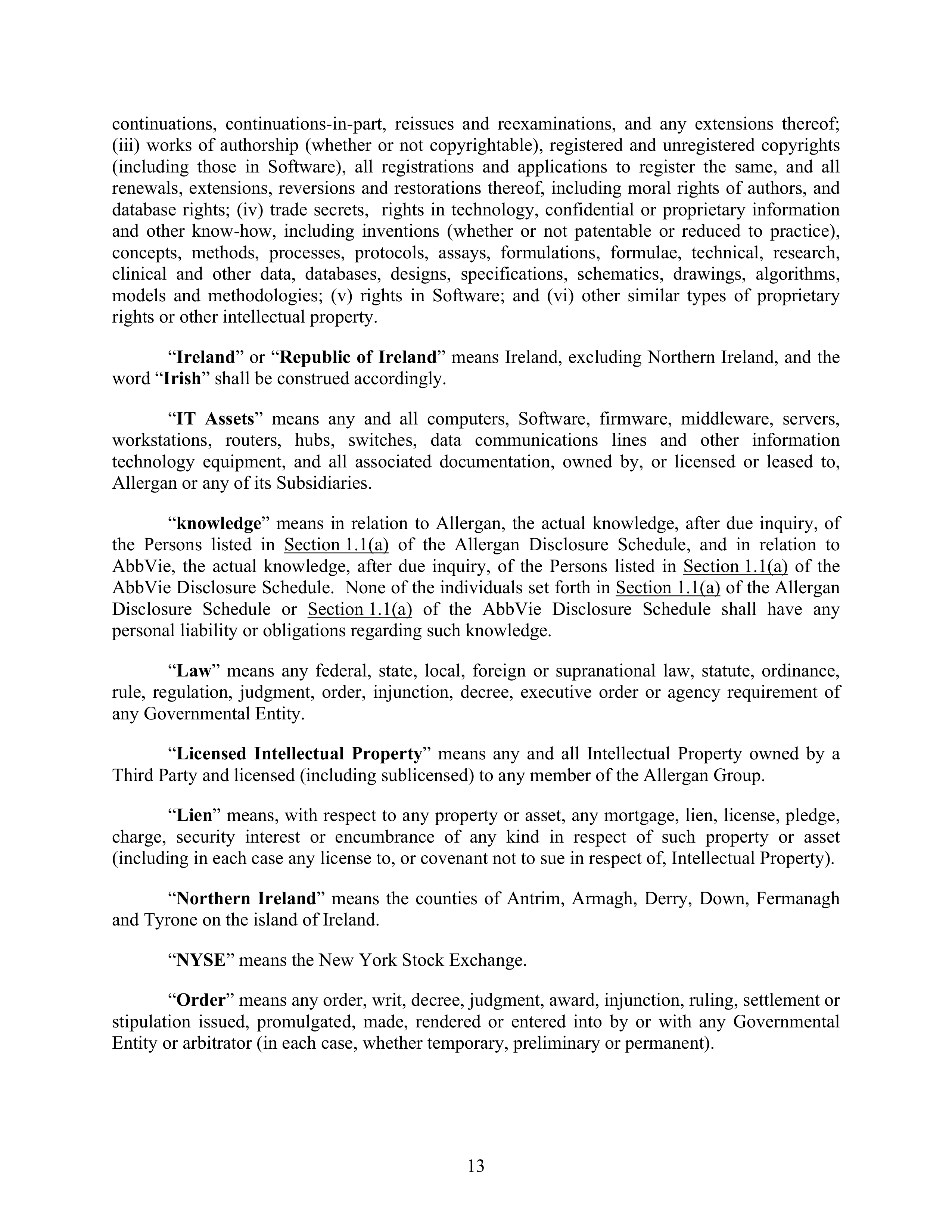 AbbVie Transaction Agreement — page 16