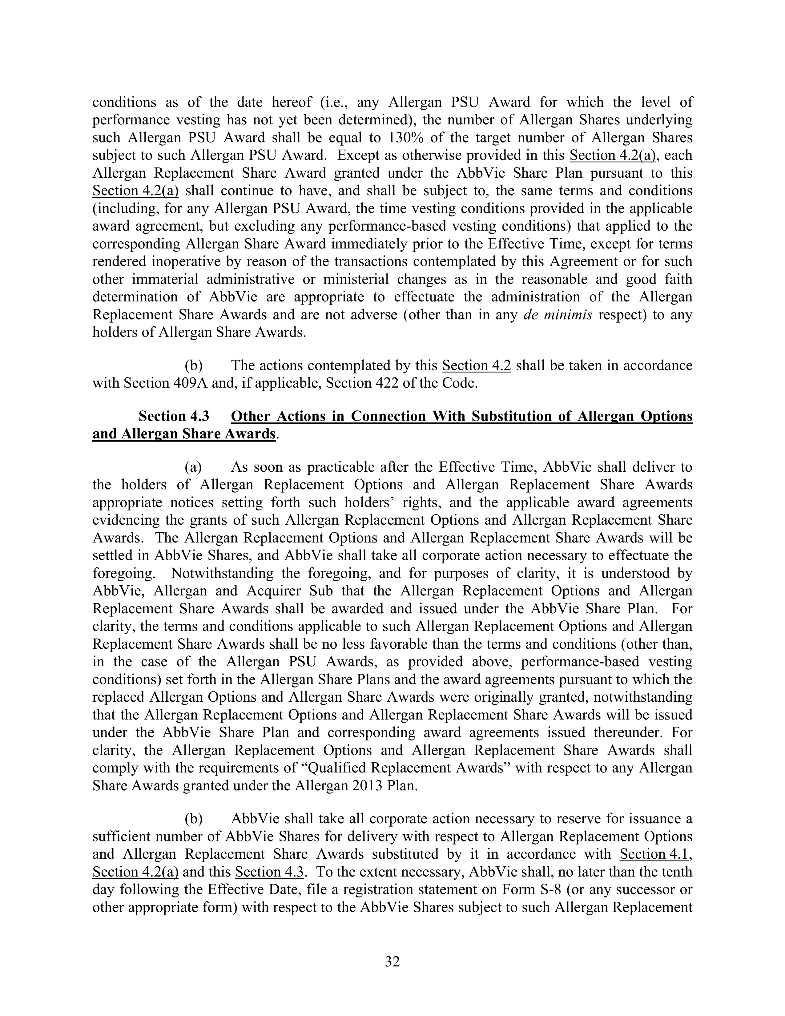 AbbVie Transaction Agreement — page 35