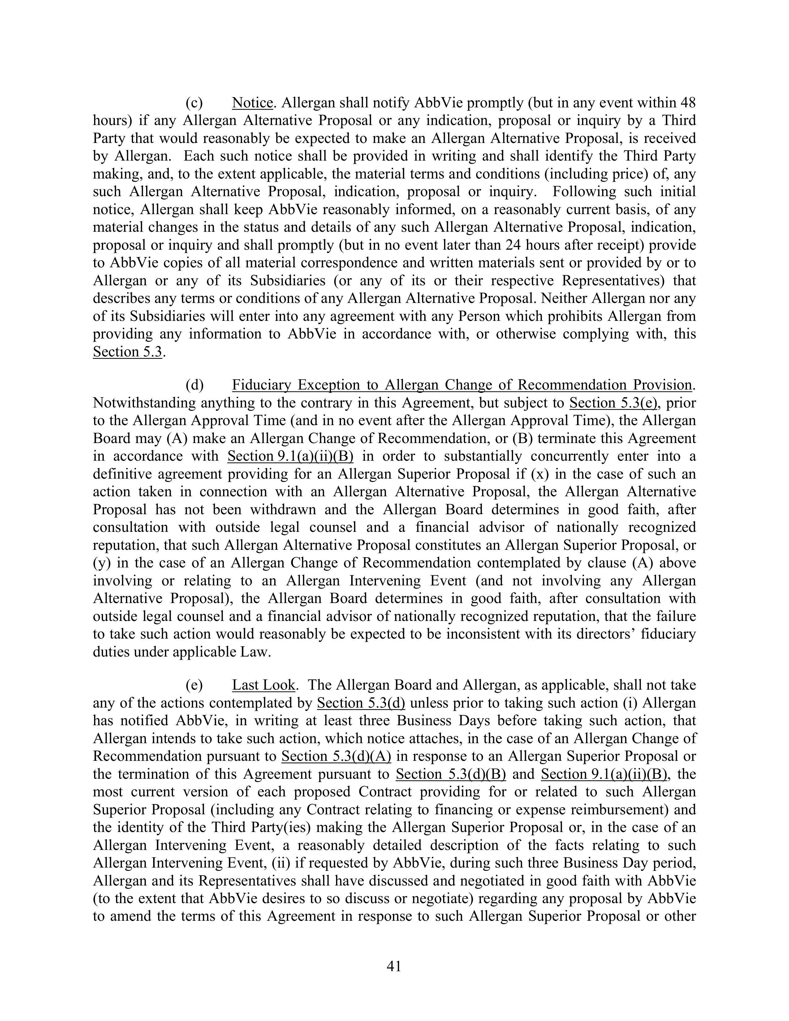 AbbVie Transaction Agreement — page 44