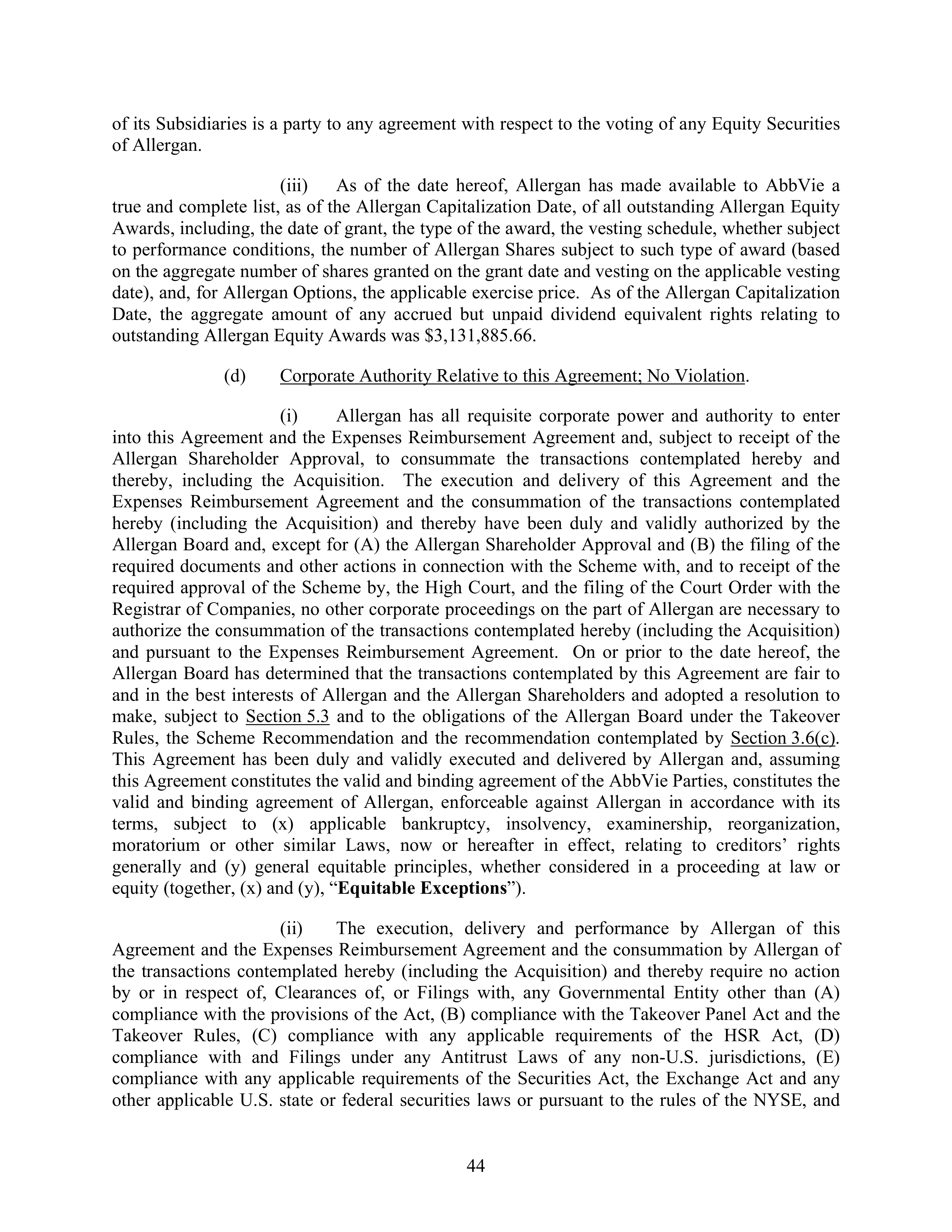 AbbVie Transaction Agreement — page 47