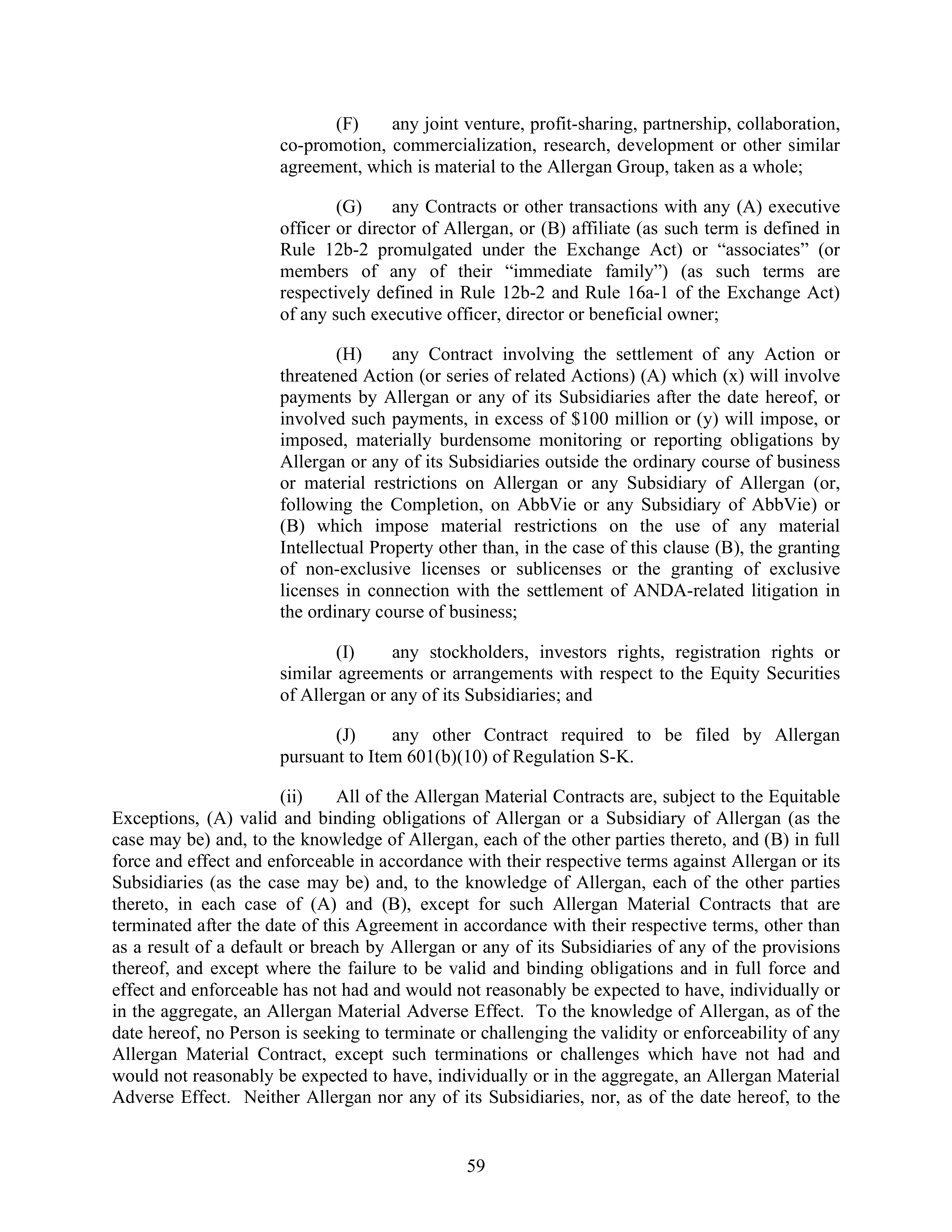 AbbVie Transaction Agreement — page 62