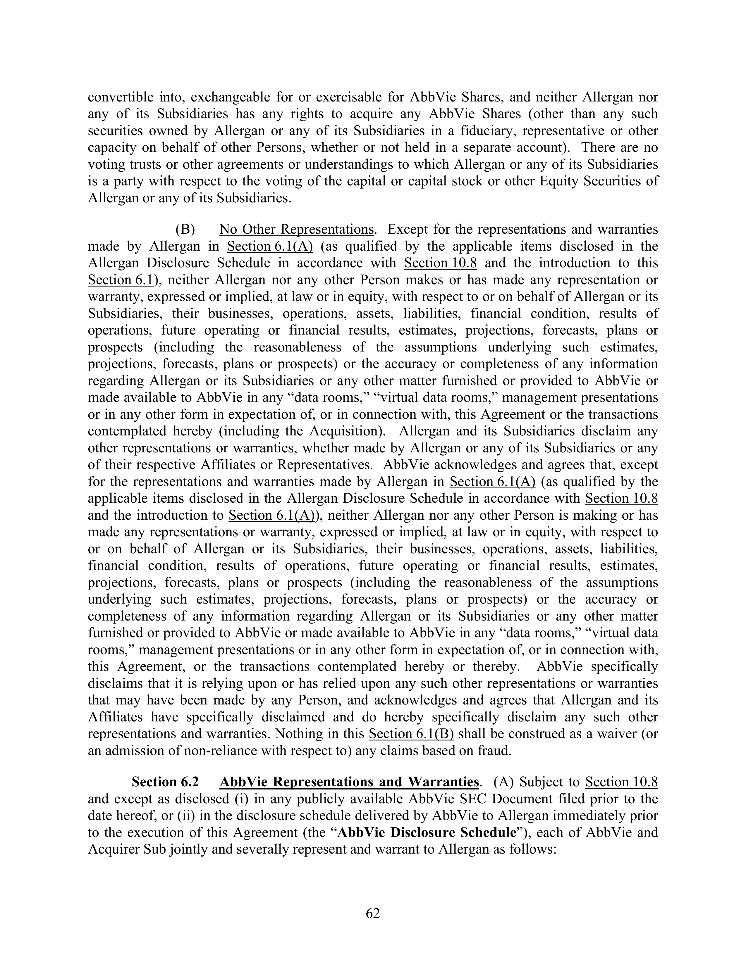 AbbVie Transaction Agreement — page 65