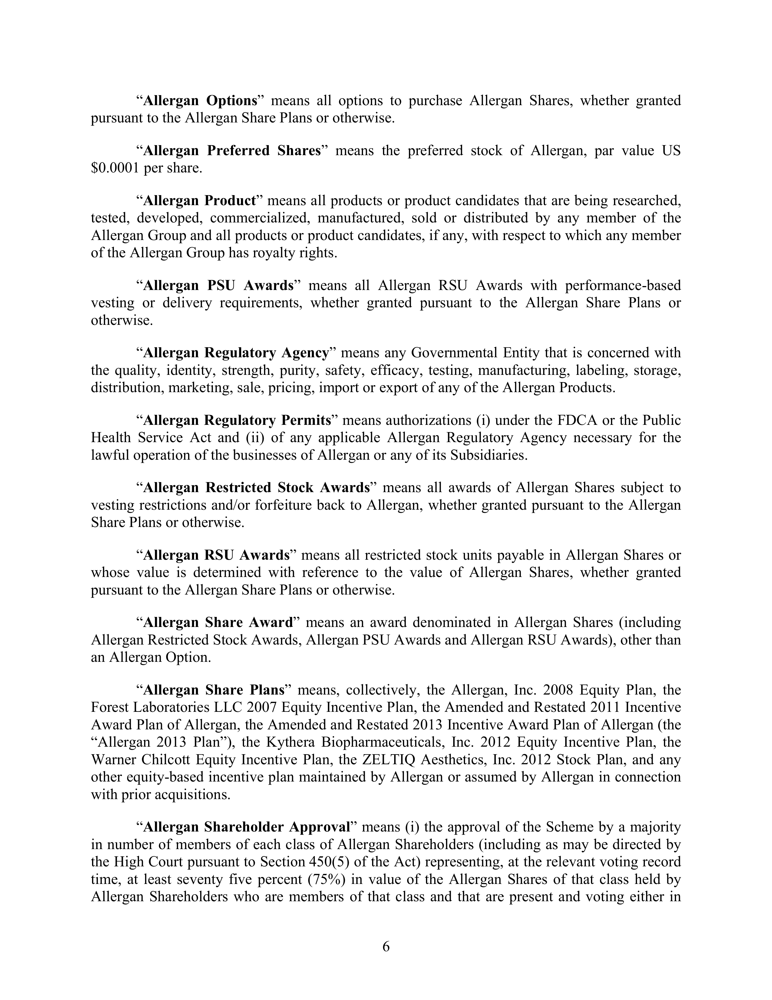 AbbVie Transaction Agreement — page 9