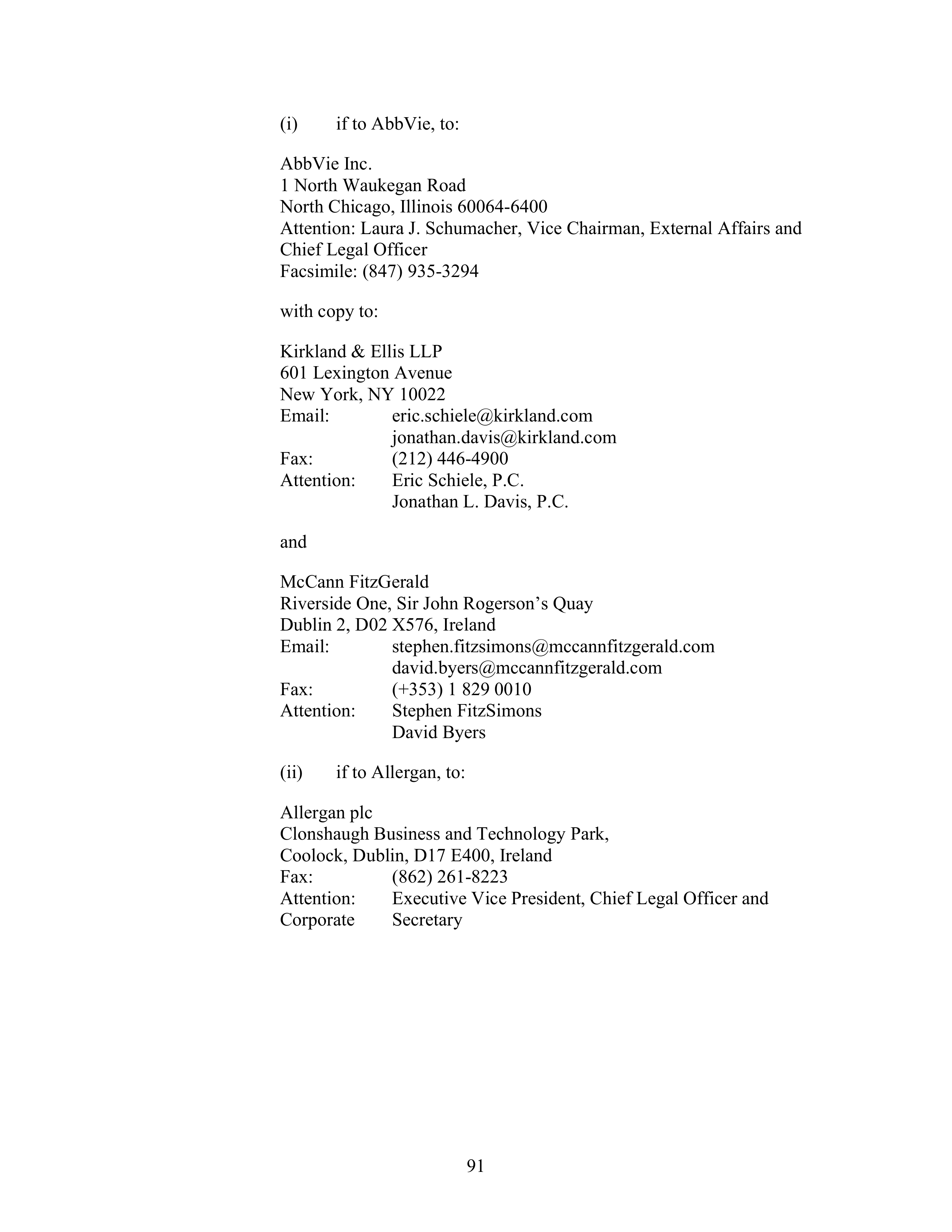 AbbVie Transaction Agreement — page 94
