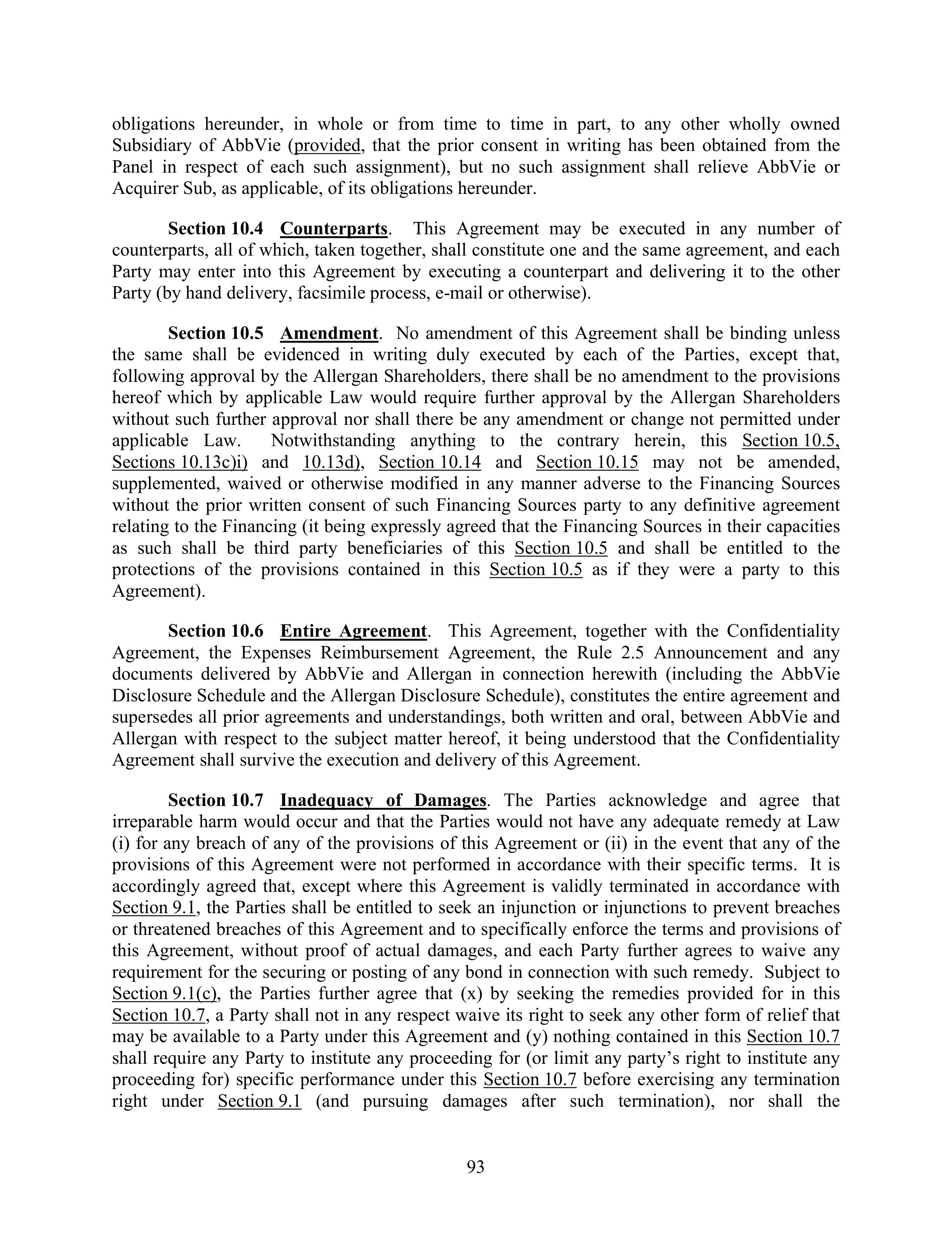 AbbVie Transaction Agreement — page 96