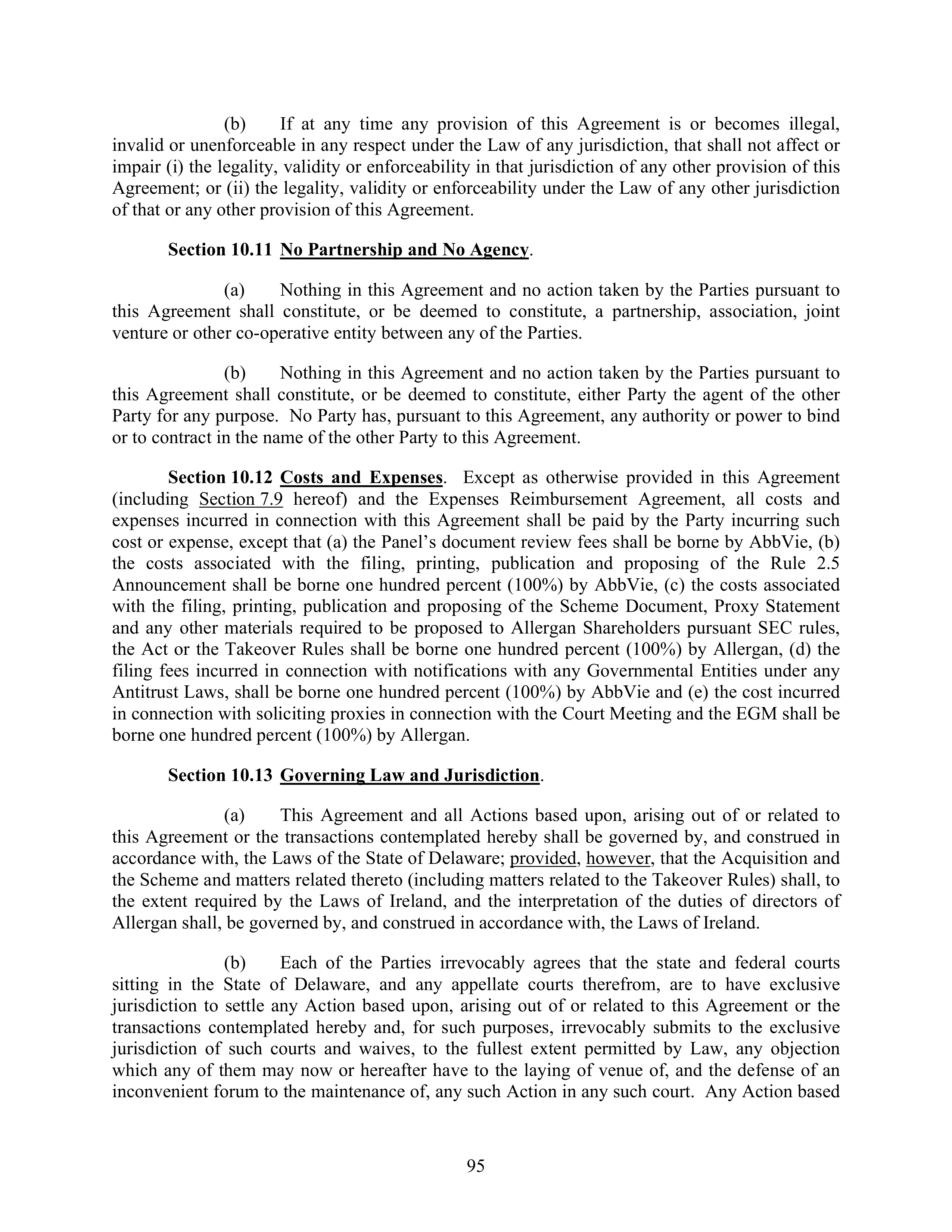 AbbVie Transaction Agreement — page 98