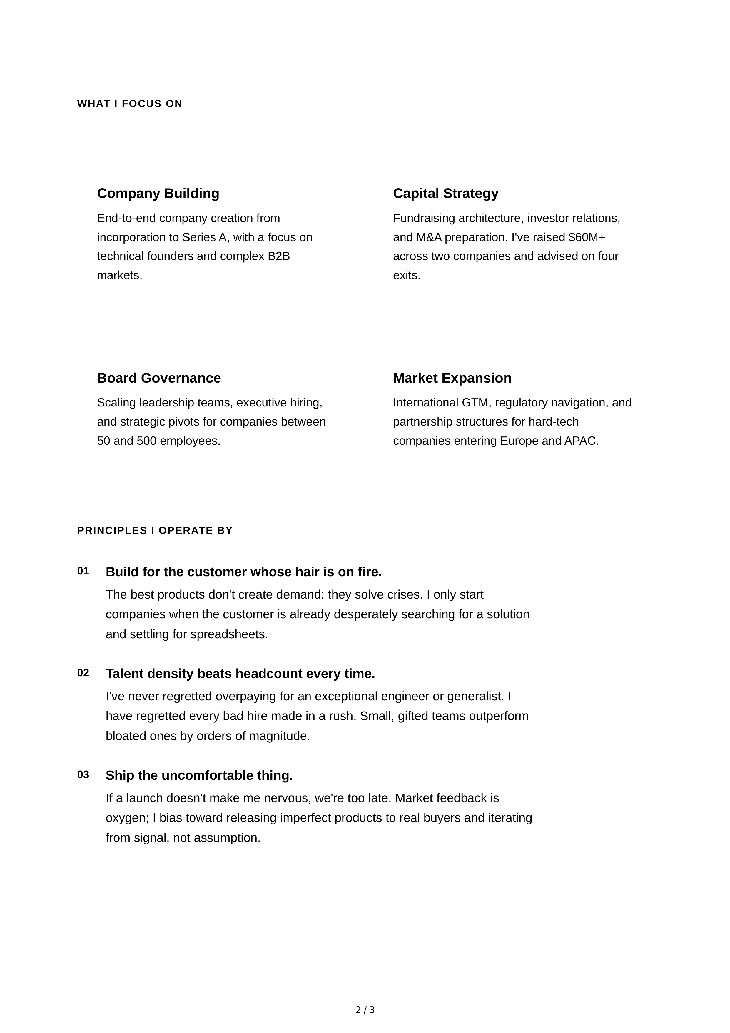 About Me for Business Owner — page 2