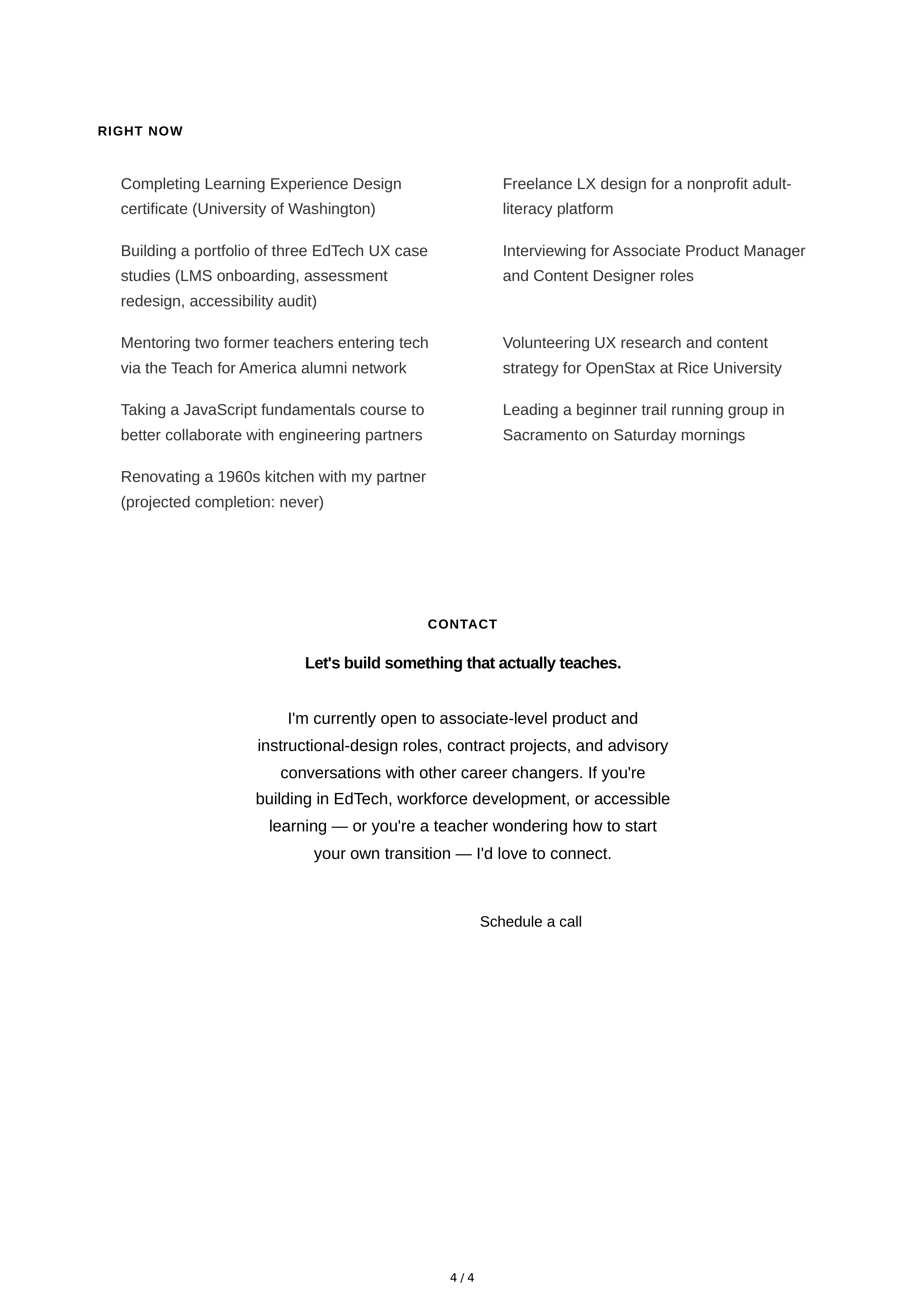 About Me for Career Changer — page 4