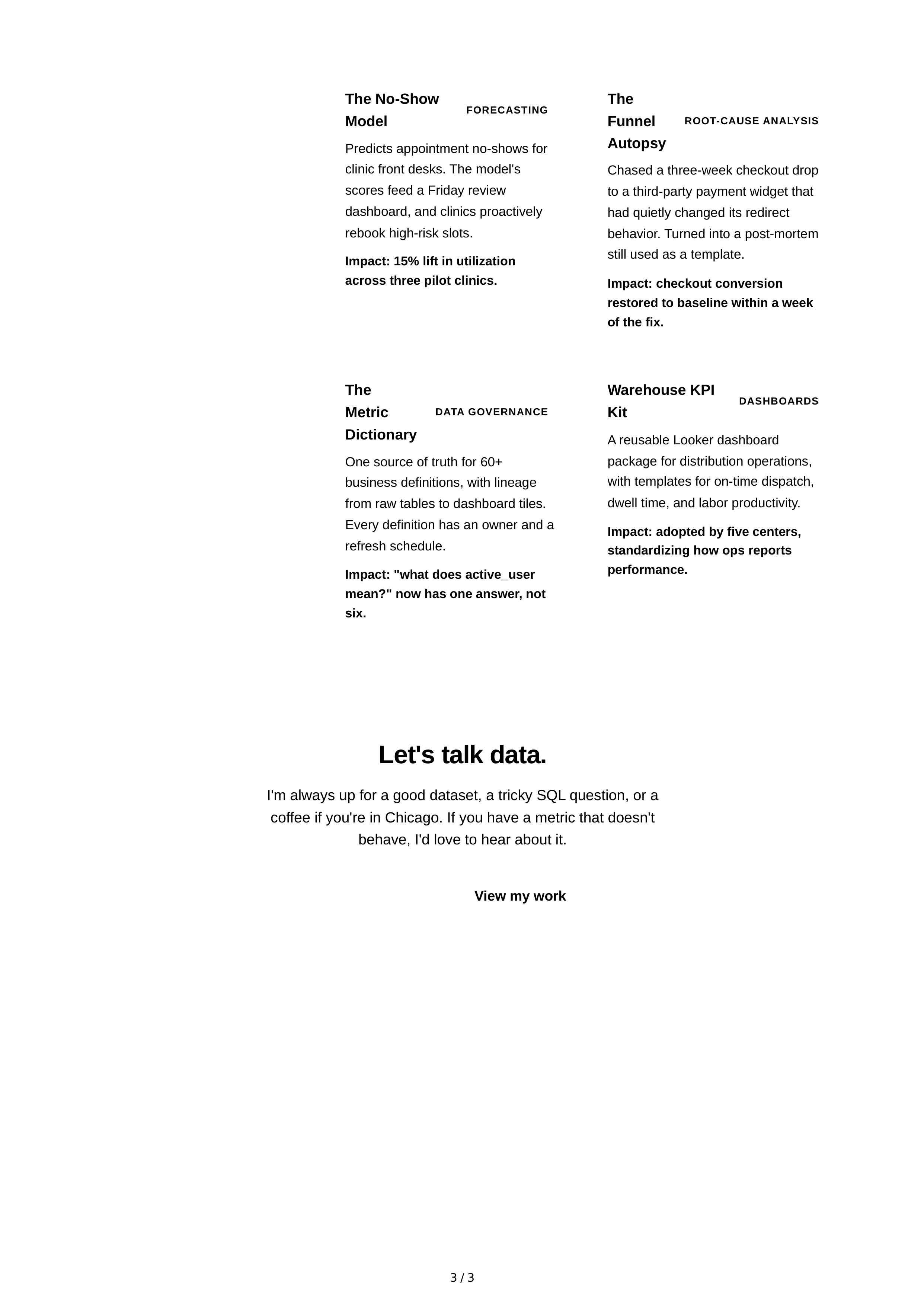 About Me for Data Analyst — page 3
