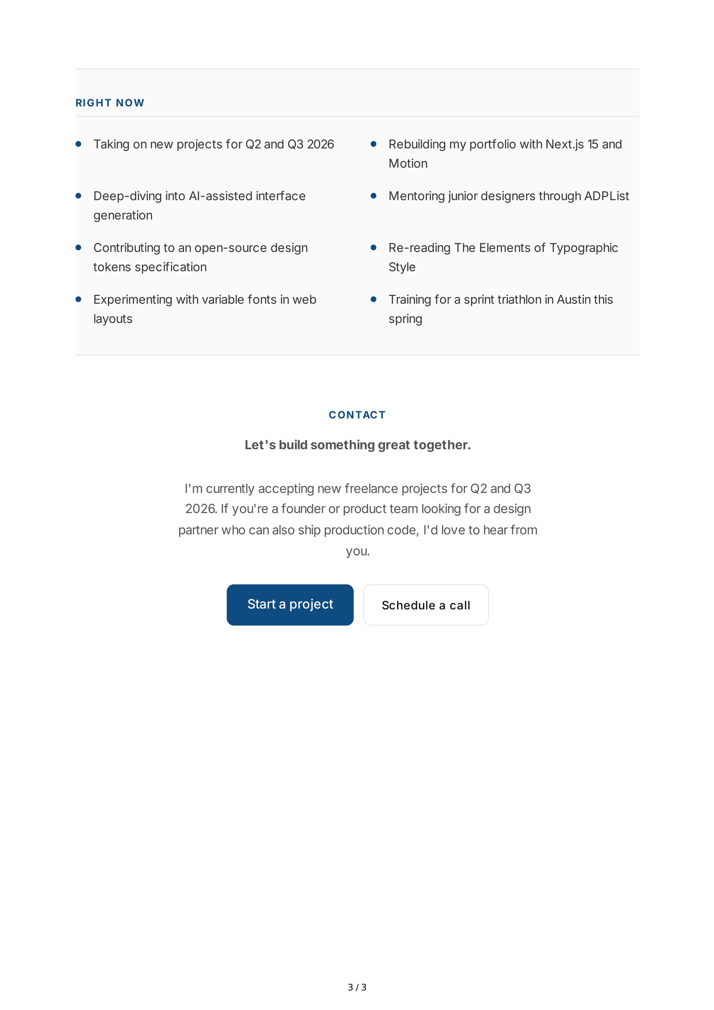 About Me for Freelancer — page 3