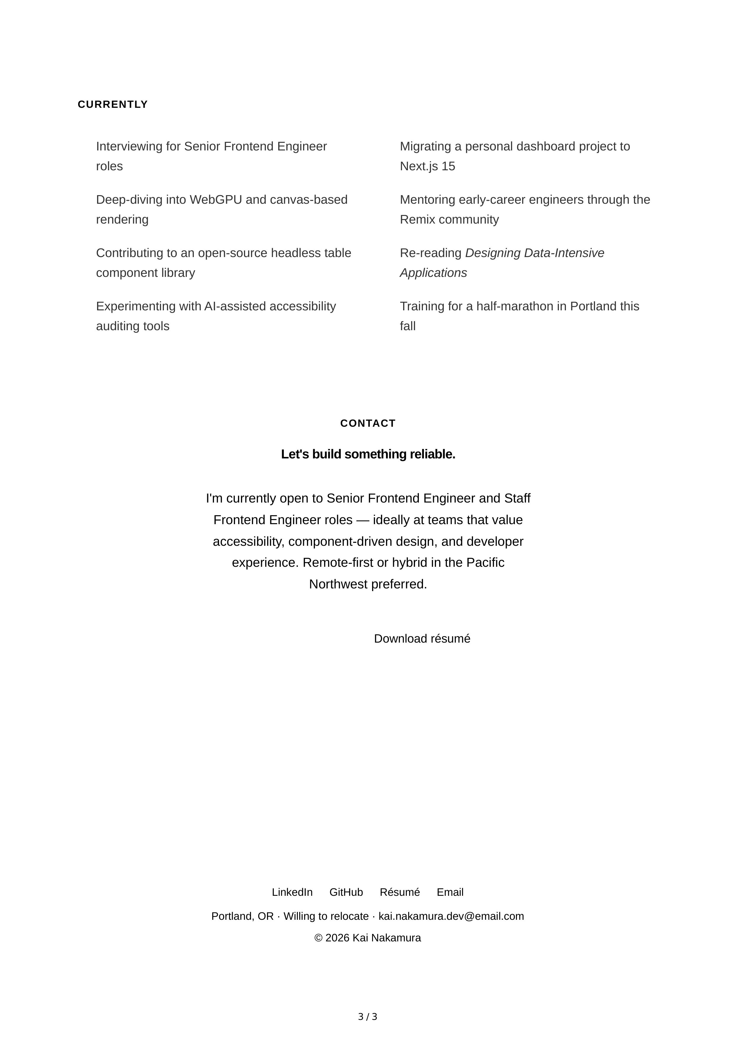 About Me for Job Application — page 3