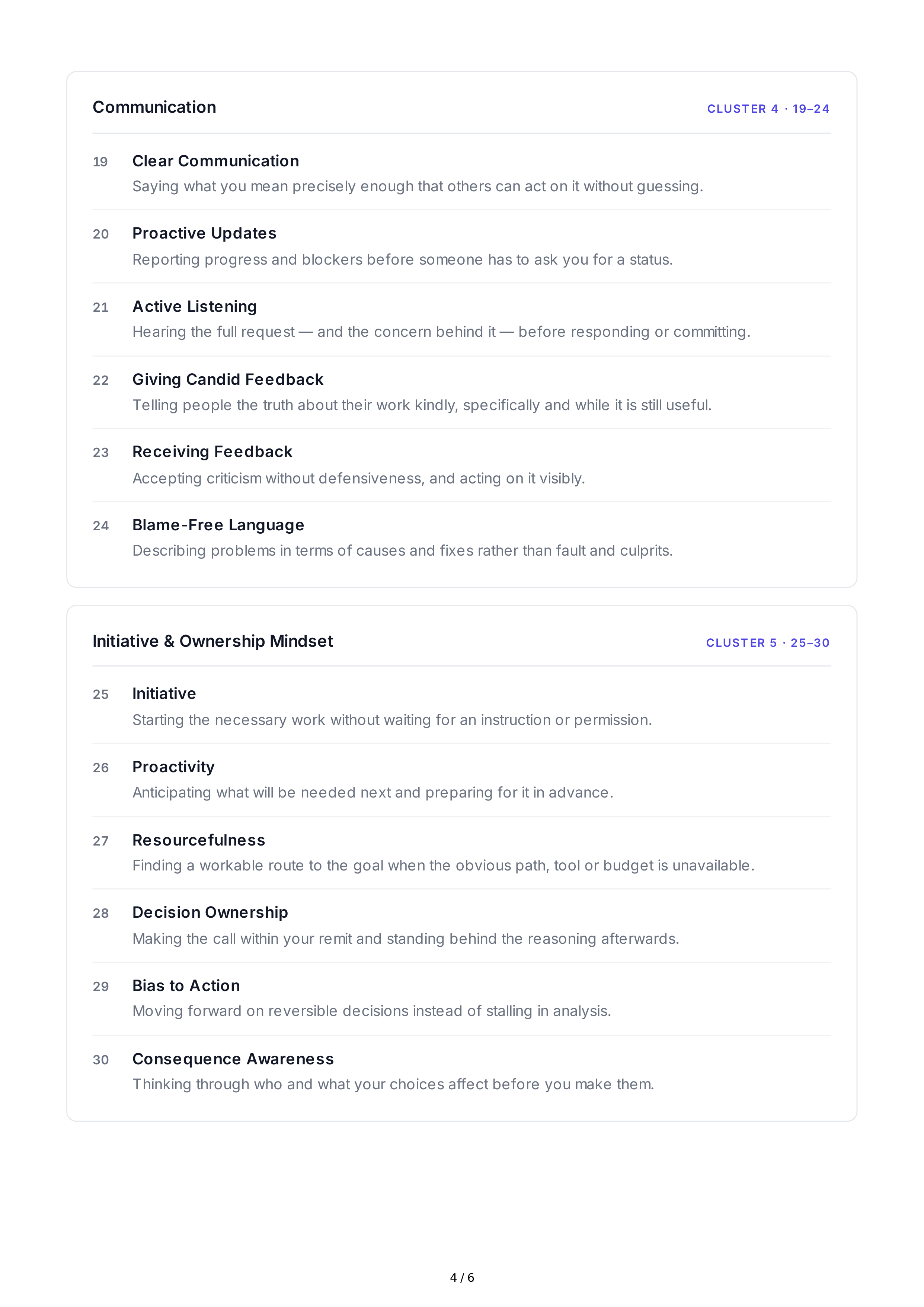 Accountability Soft Skills — page 4