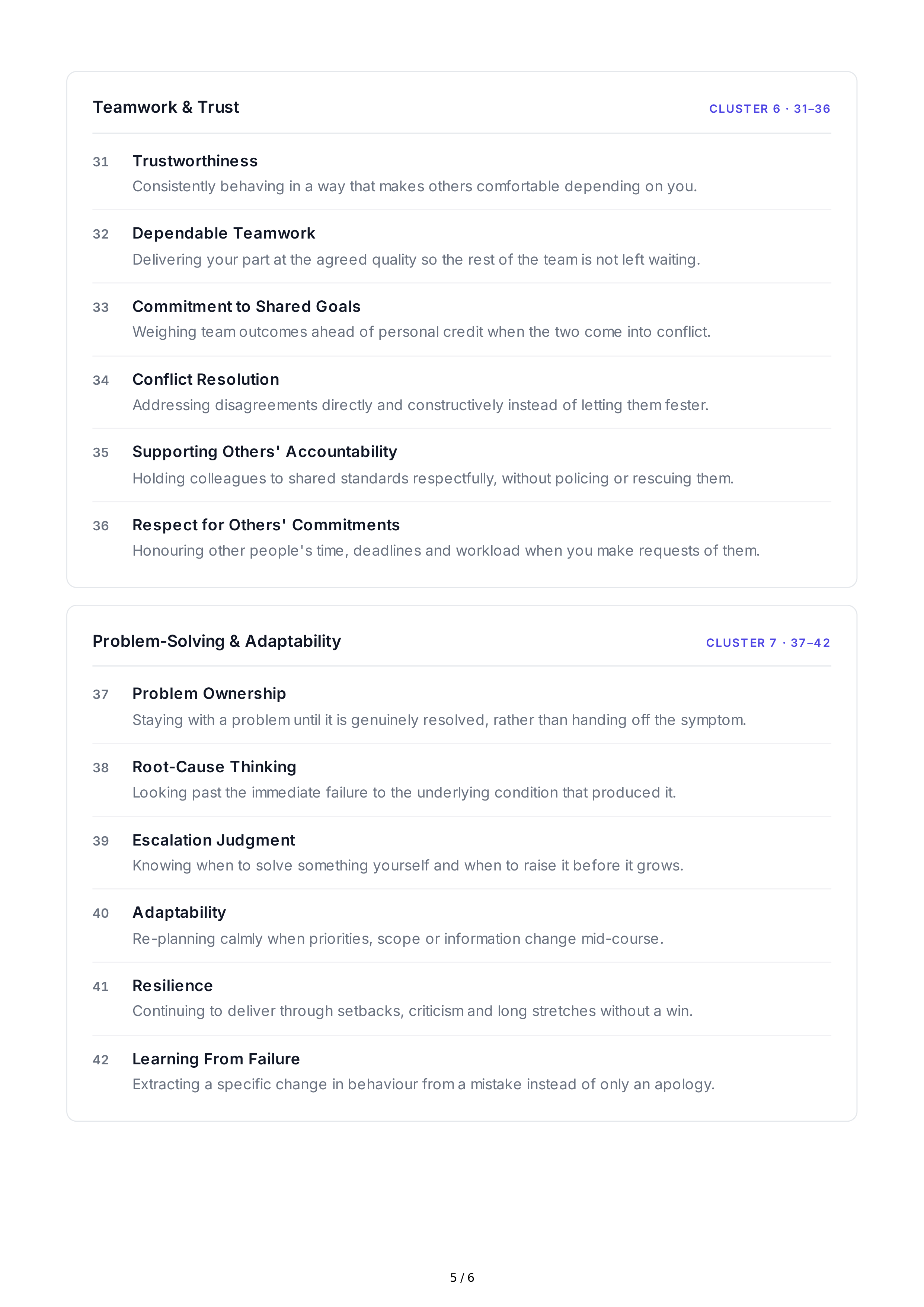 Accountability Soft Skills — page 5