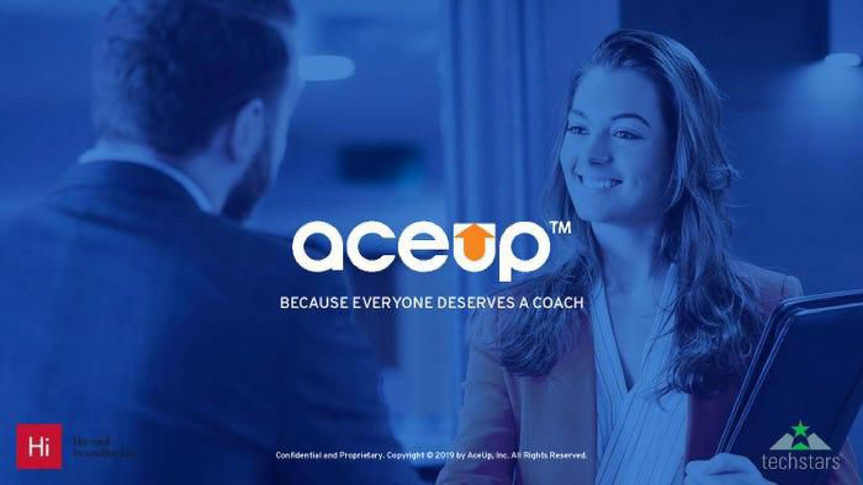AceUp Pitch Deck — page 1