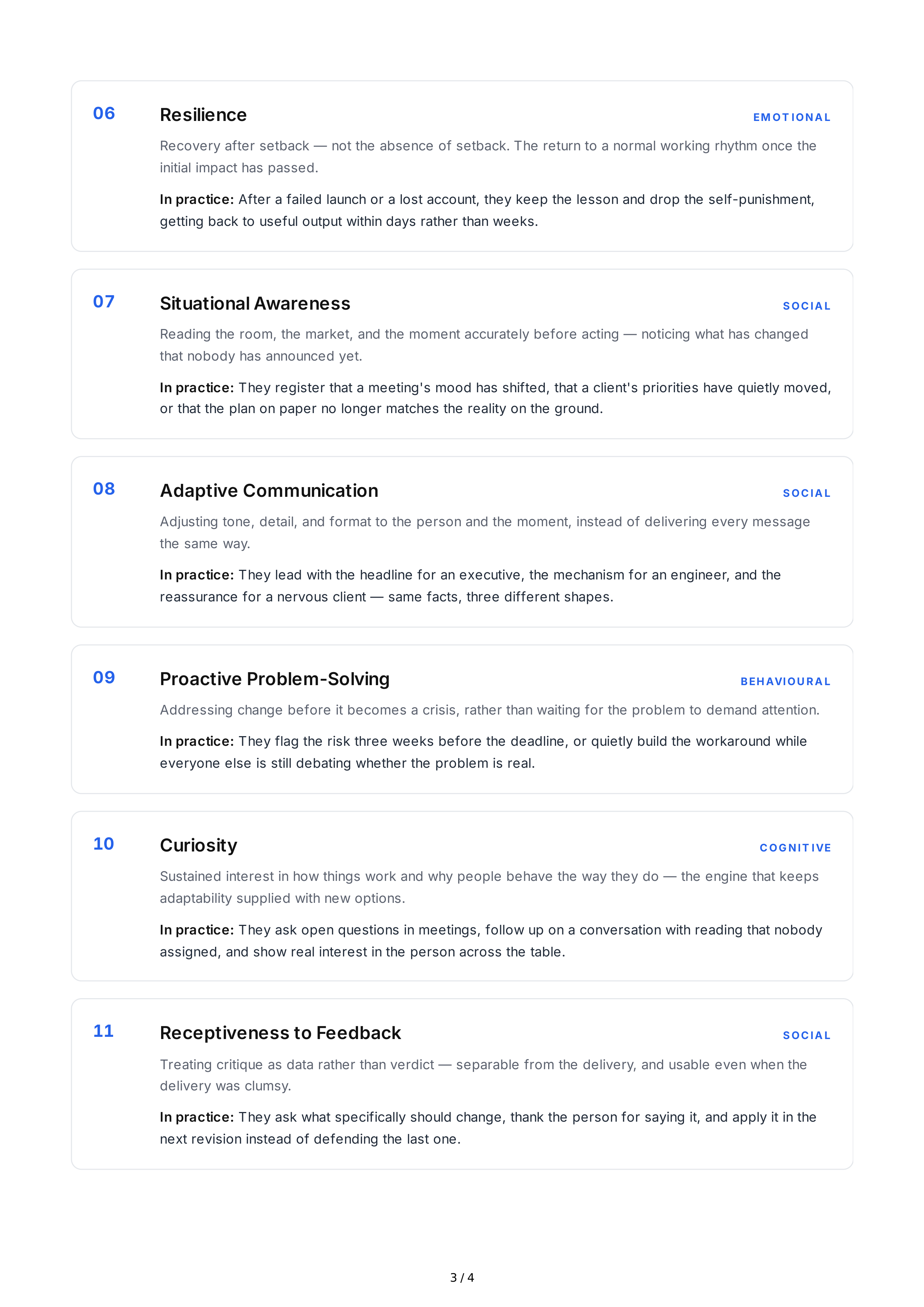 Adaptability Personality Traits — page 3