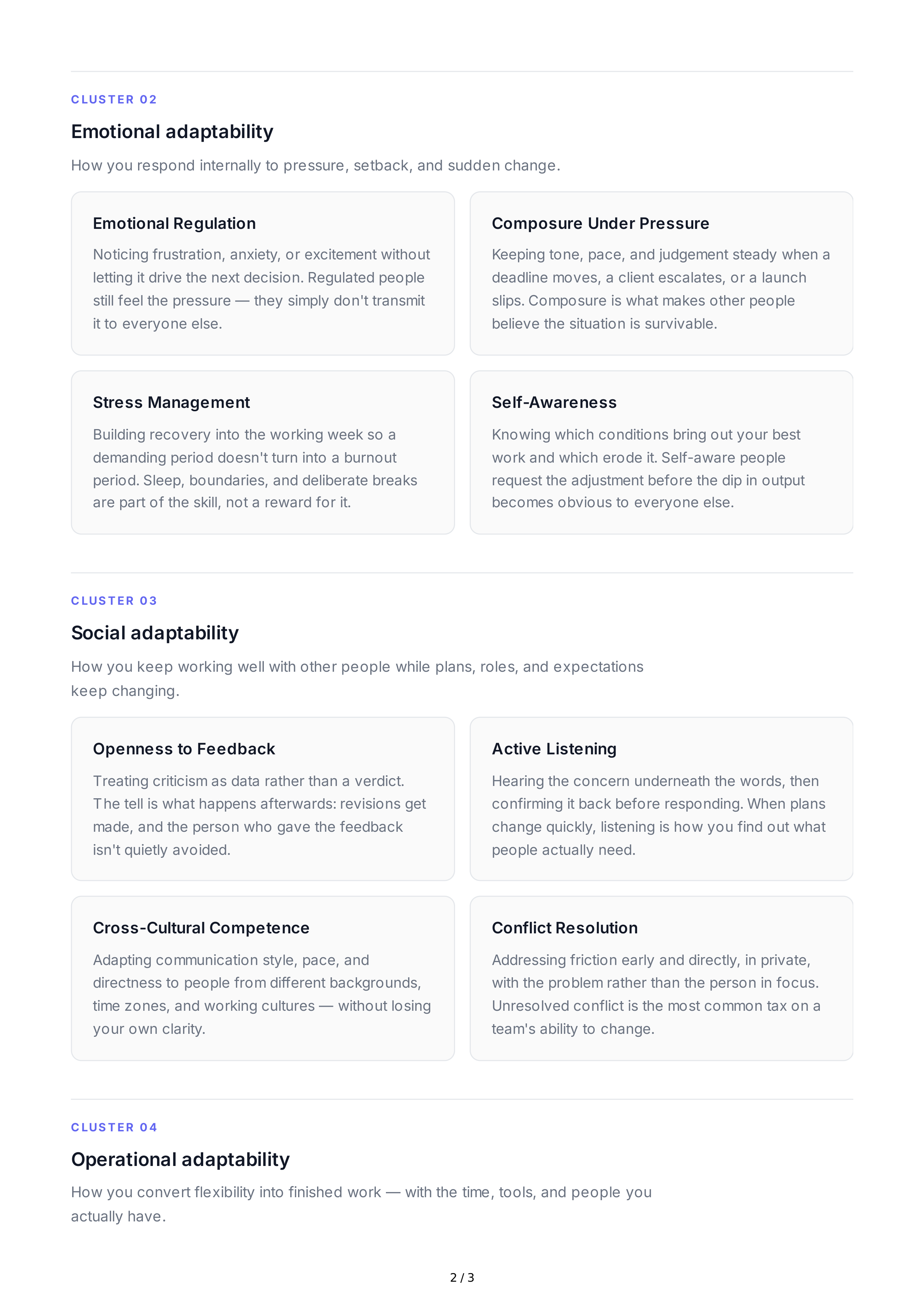 Adaptability Soft Skills — page 2
