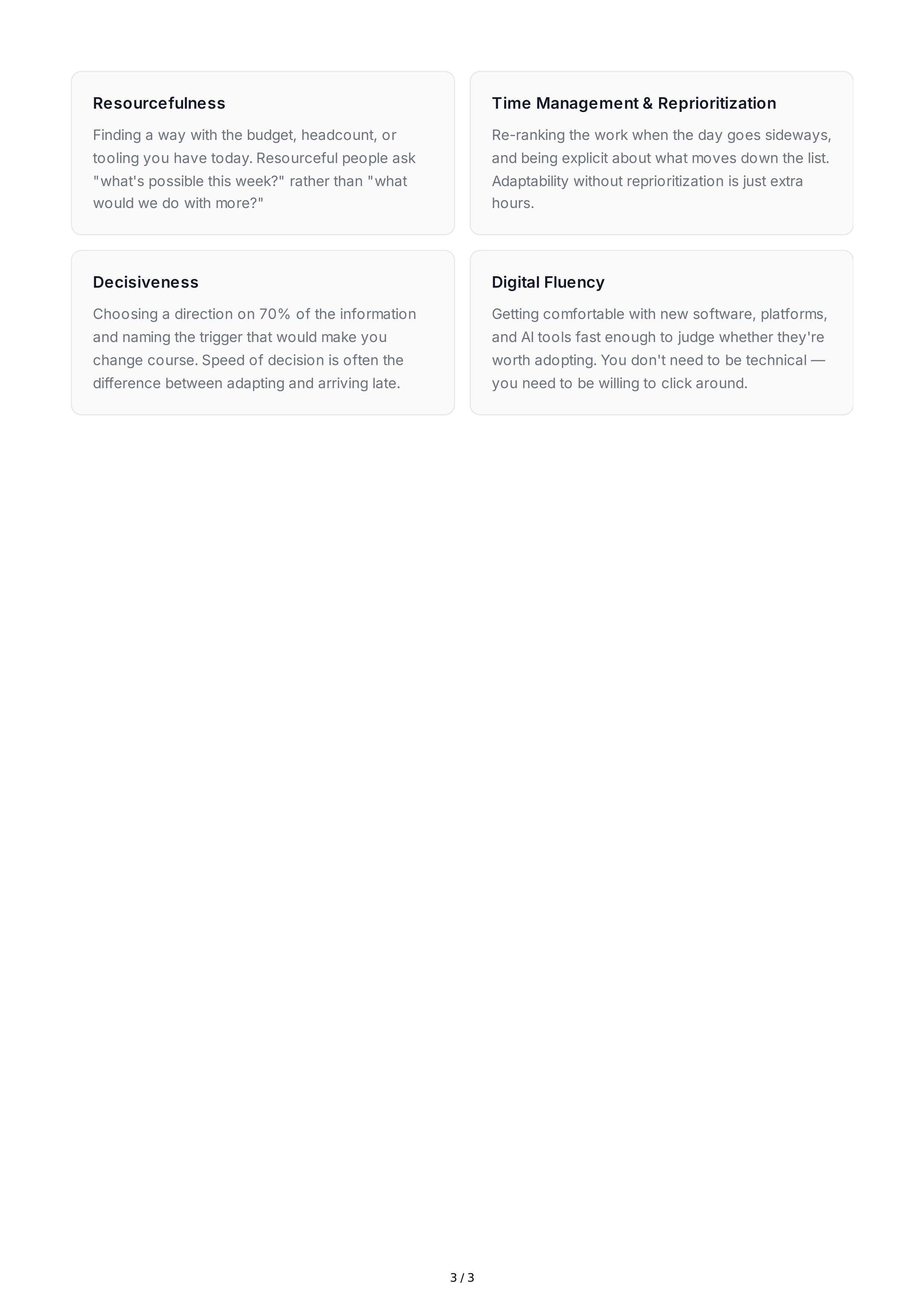 Adaptability Soft Skills — page 3