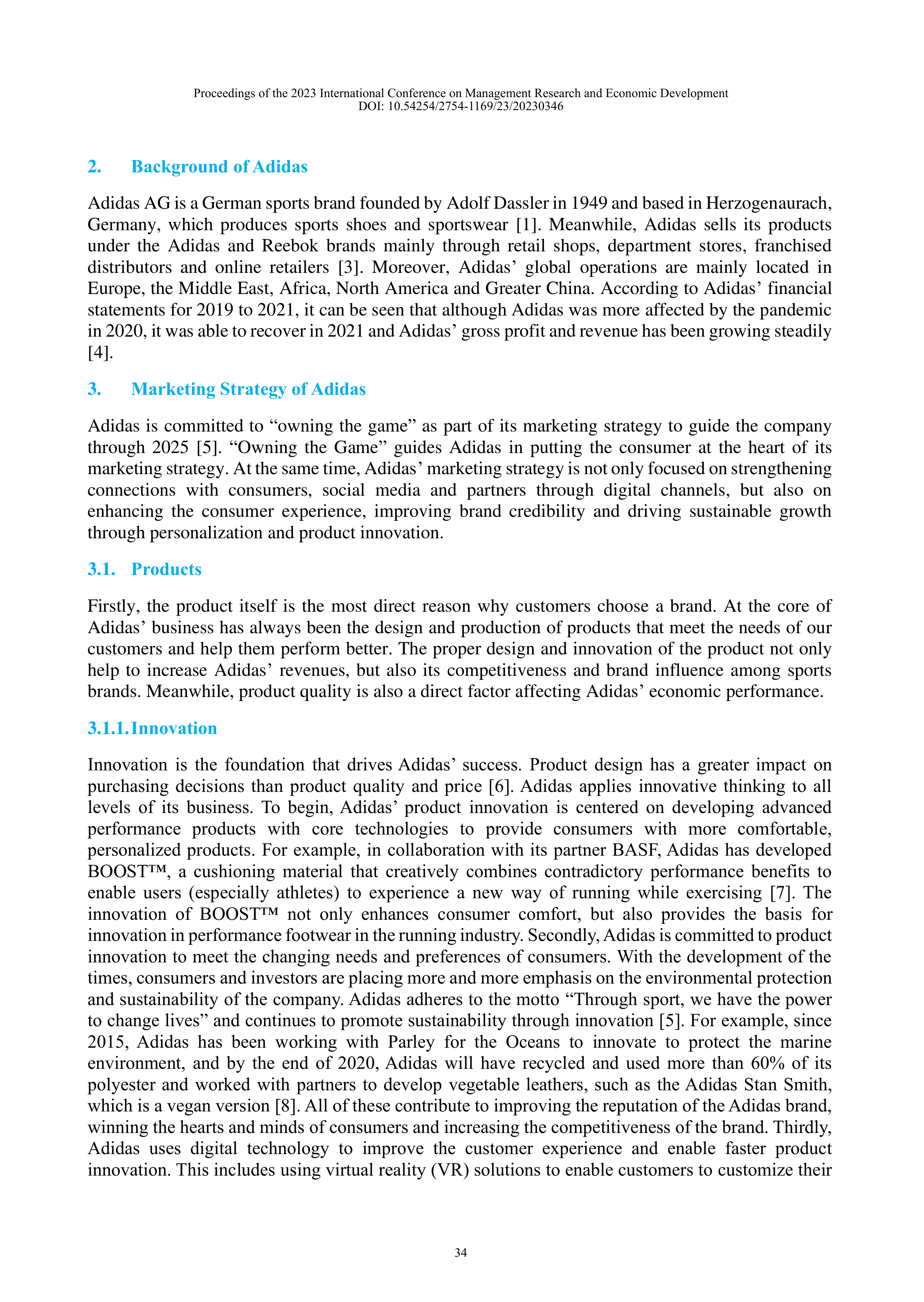 Adidas Marketing Strategy — page 2
