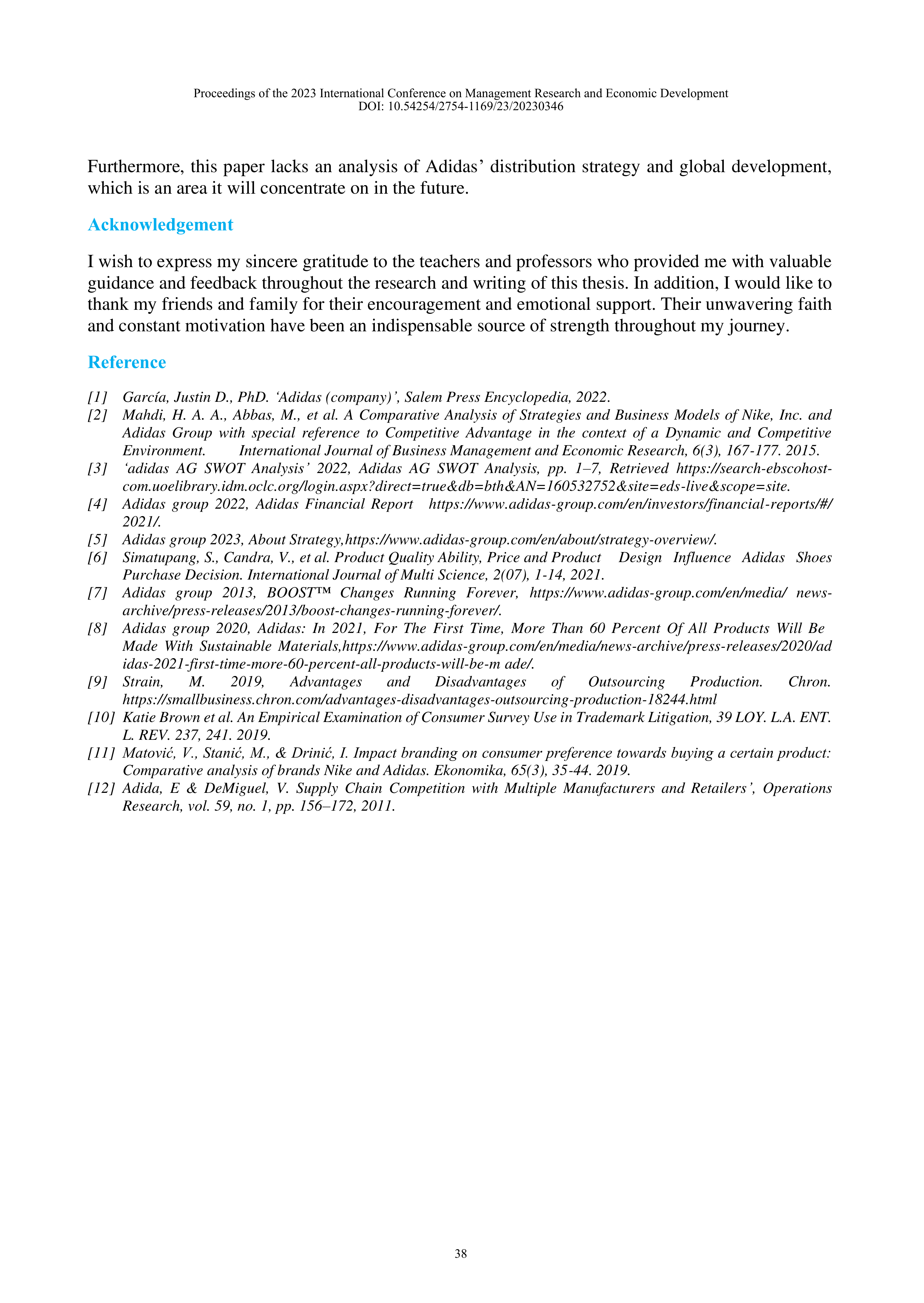 Adidas Marketing Strategy — page 6