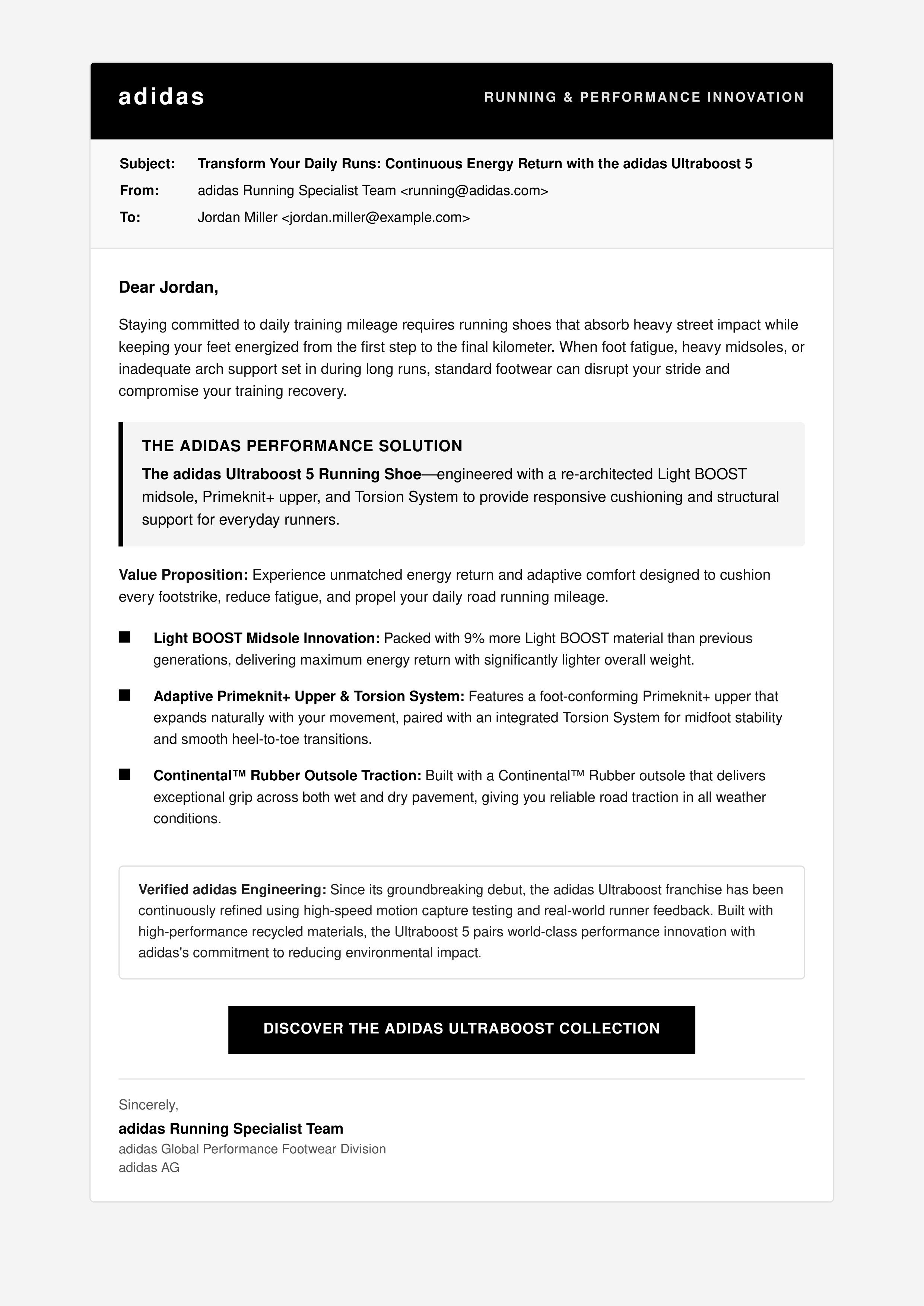 Adidas Sales Email — page 1