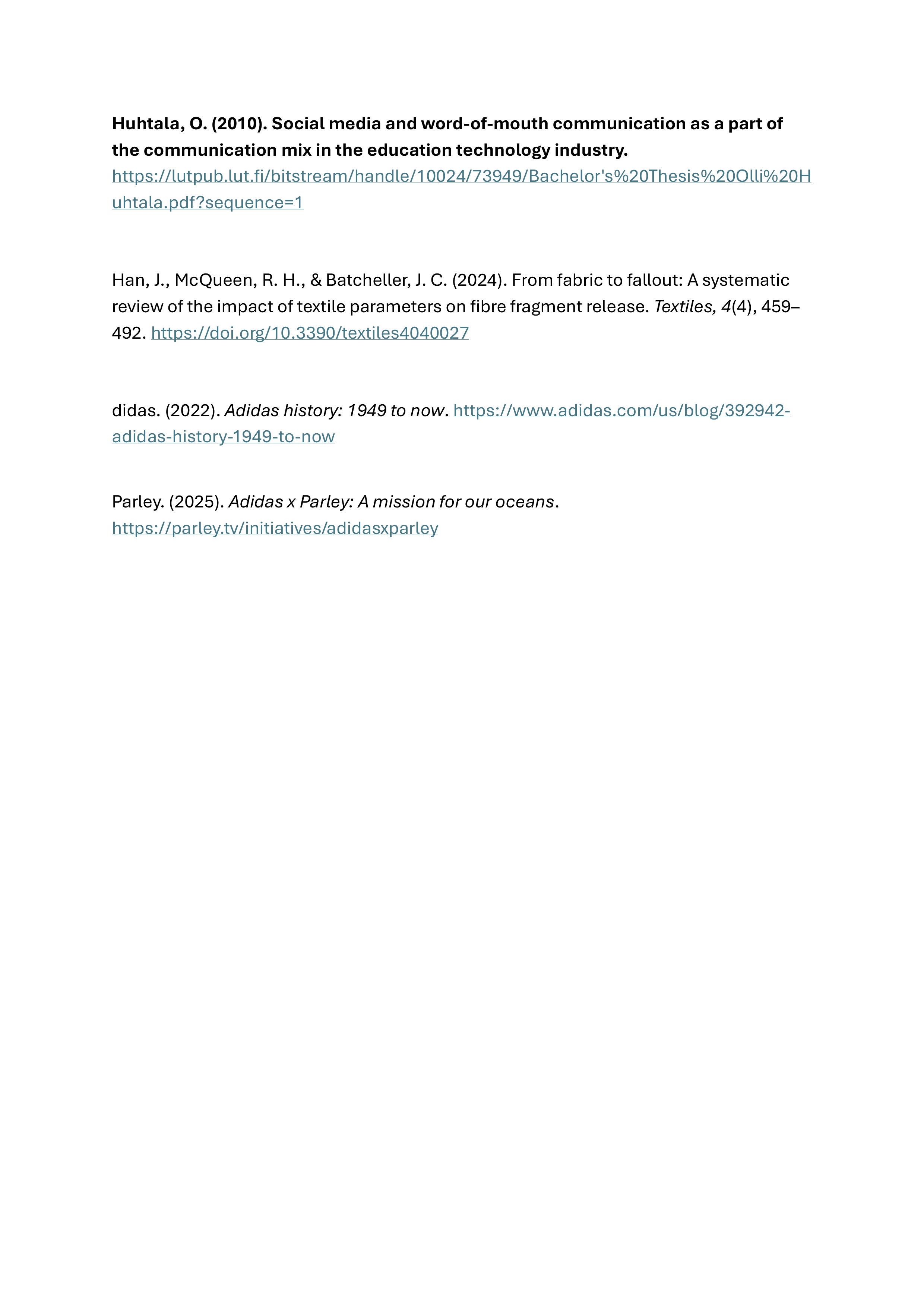 Adidas Sustainability Report — page 20