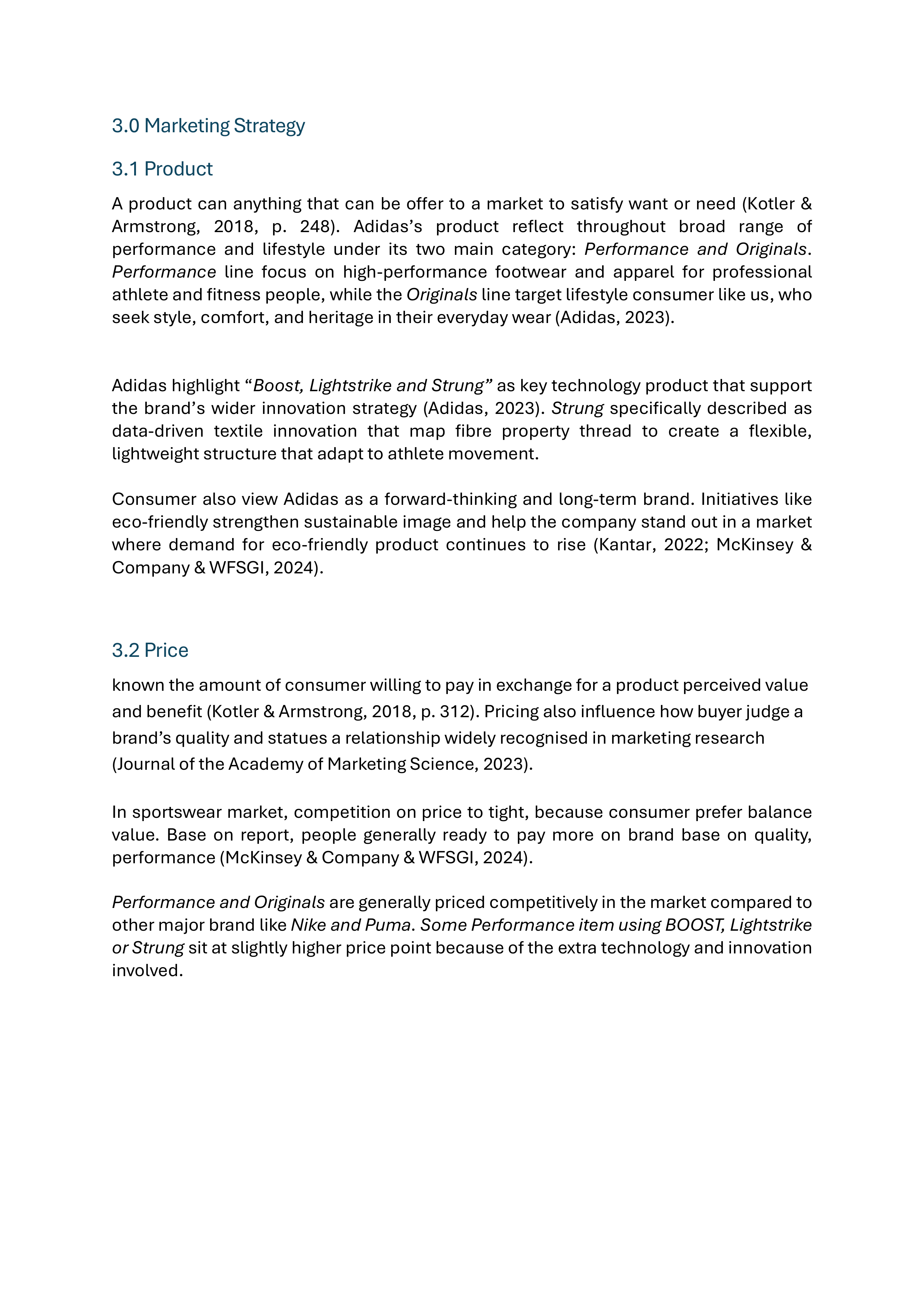 Adidas Sustainability Report — page 8