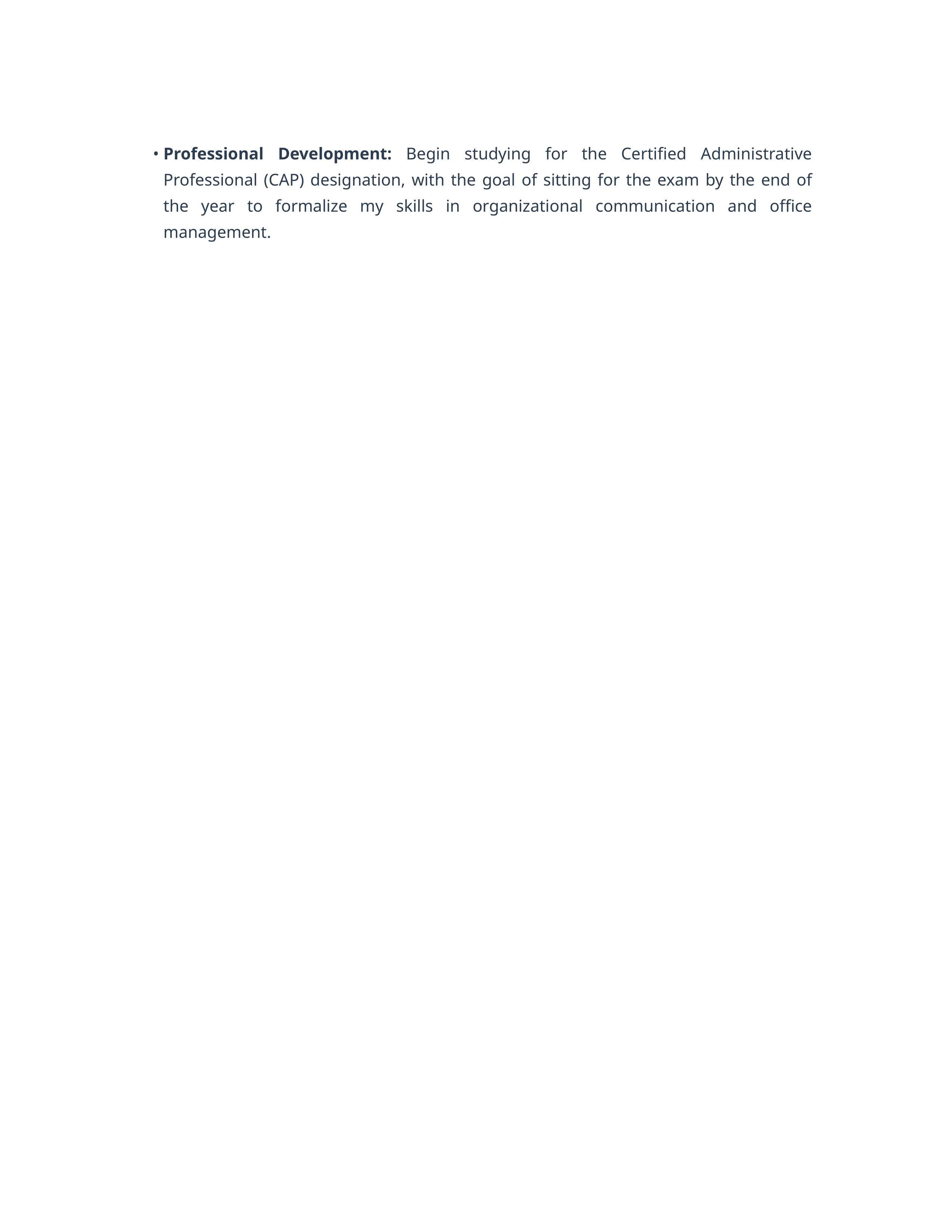 Administrative Assistant Self Performance Review — page 3