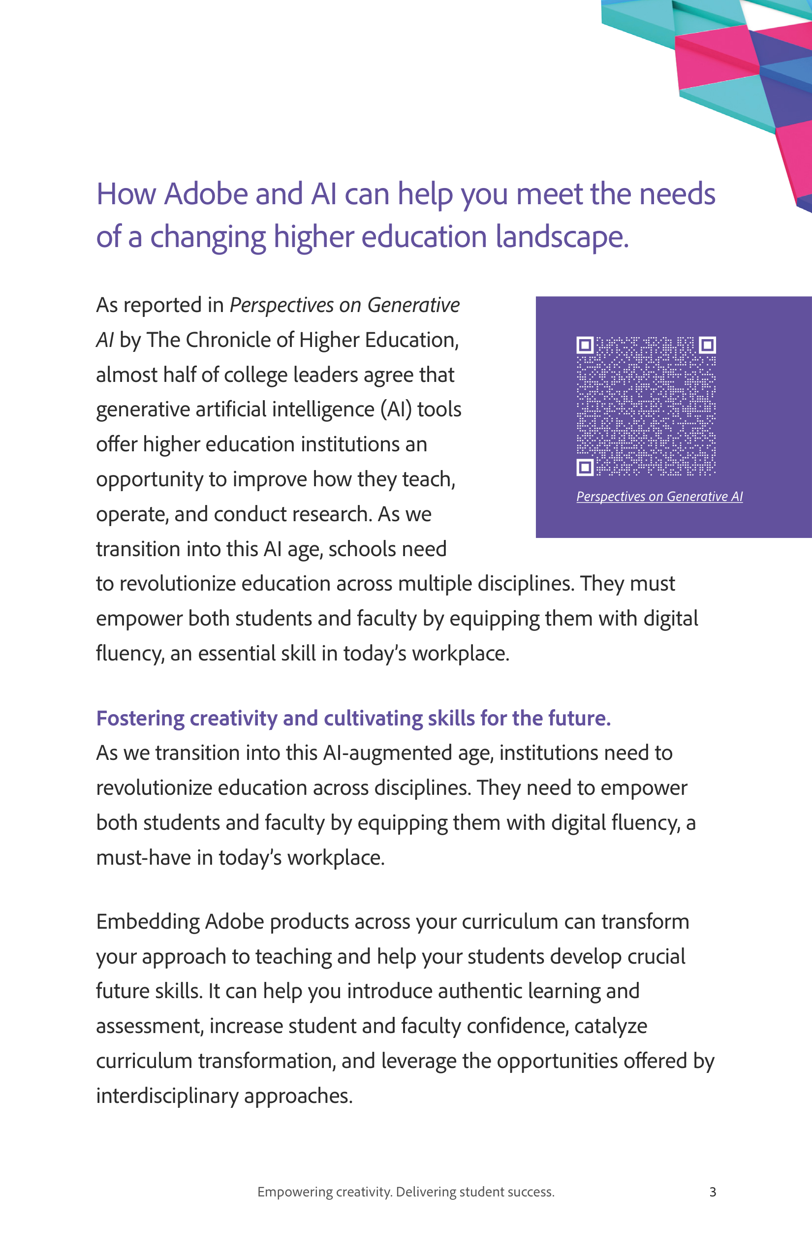 Adobe Education Brochure — page 2
