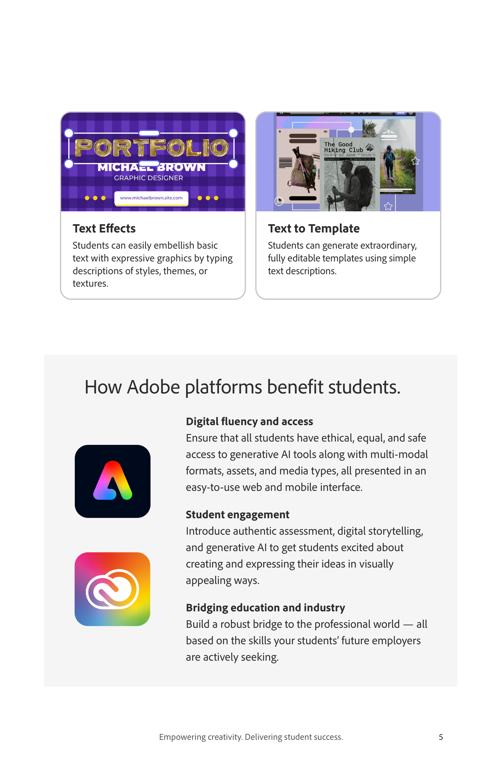 Adobe Education Brochure — page 4