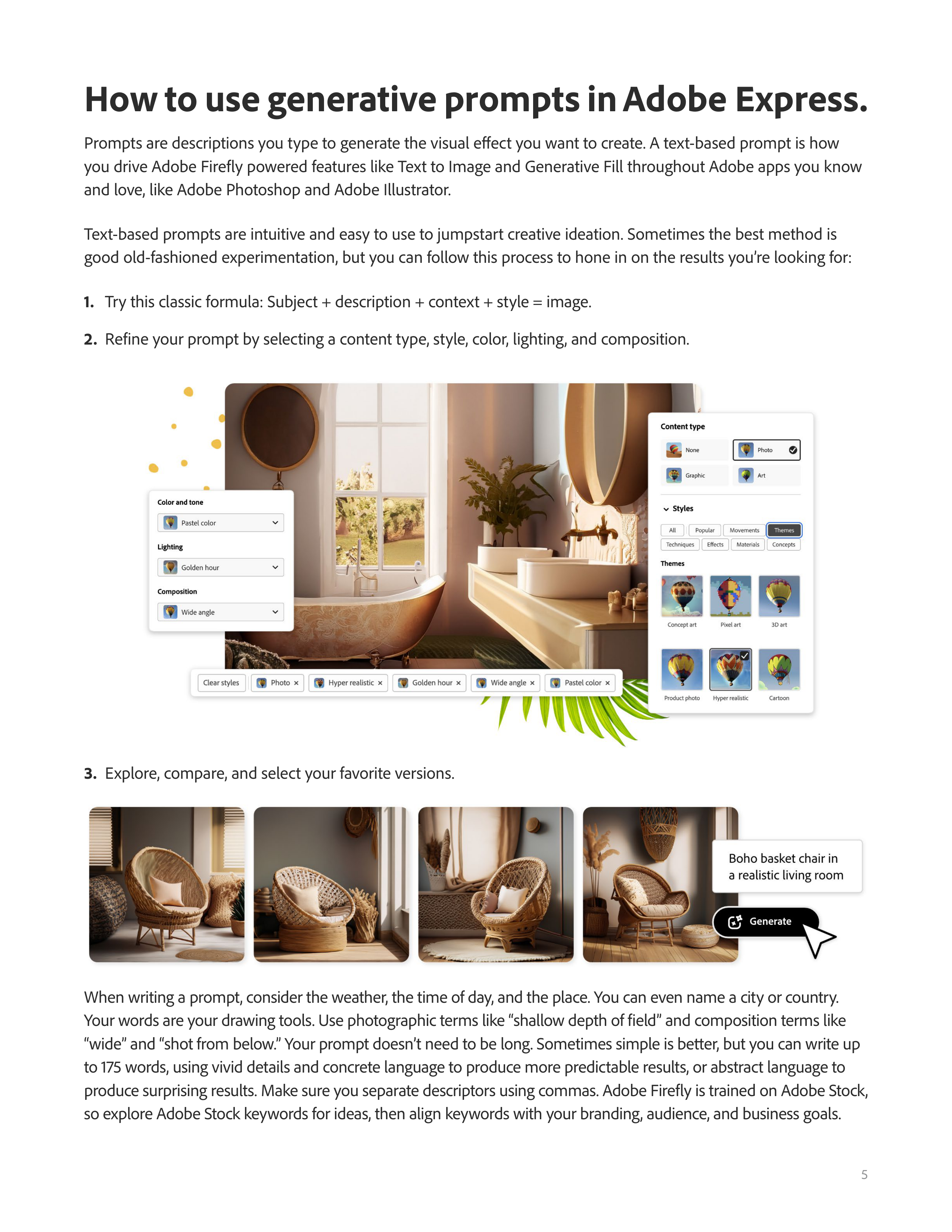 Adobe Firefly for Content Creation — page 5