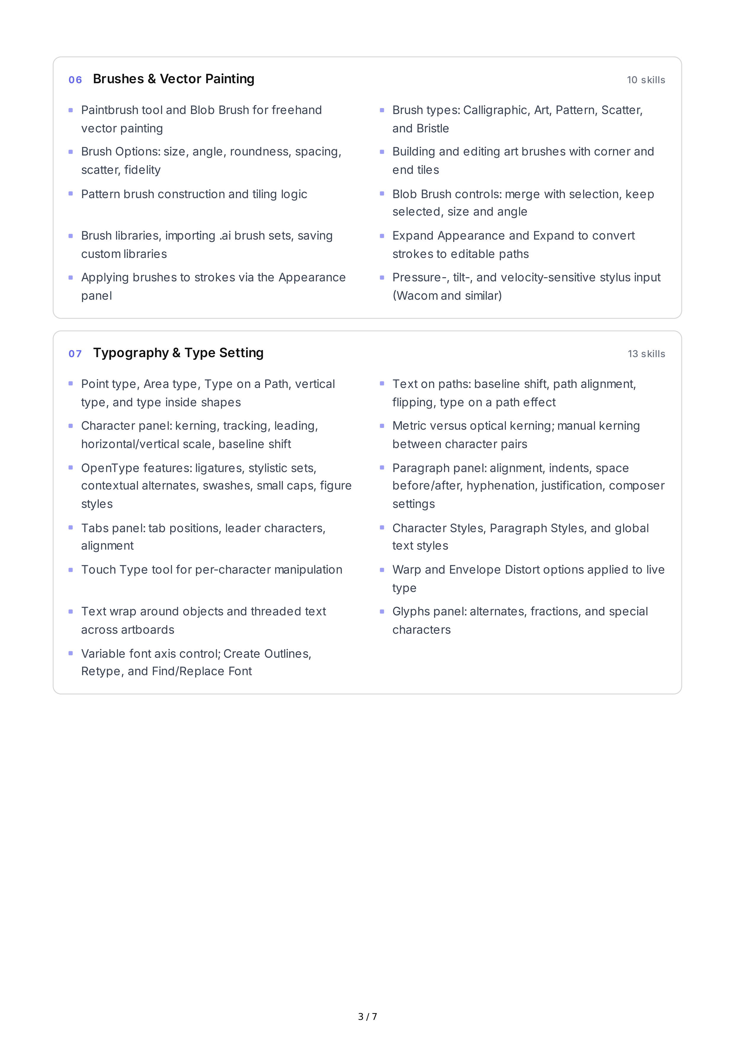 Adobe Illustrator Hard Skills — page 3