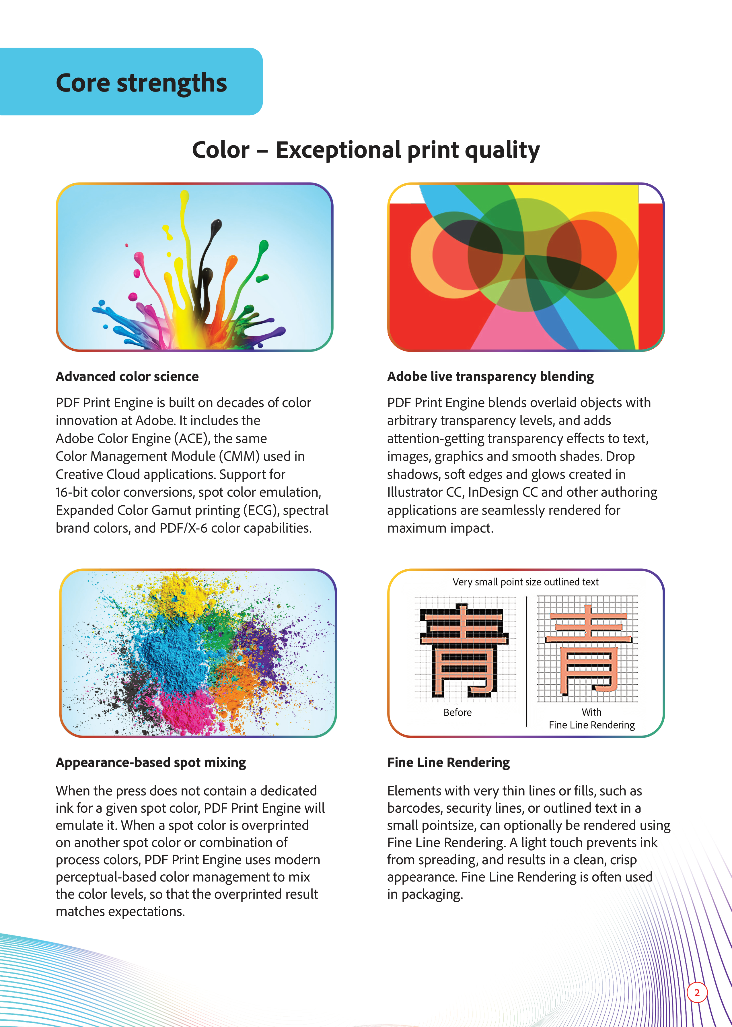 Adobe PDF Print Engine Brochure — page 2