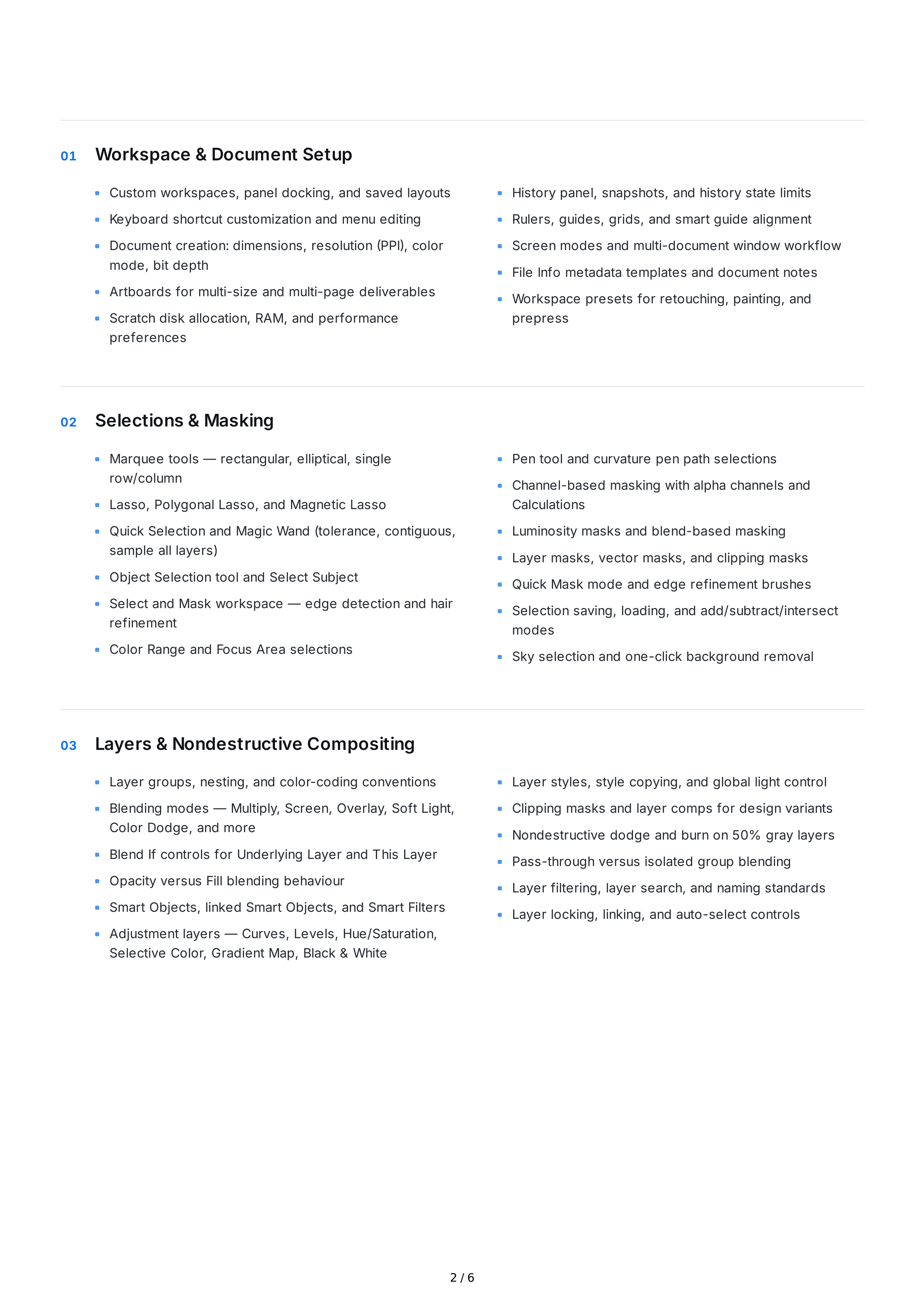 Adobe Photoshop Hard Skills — page 2