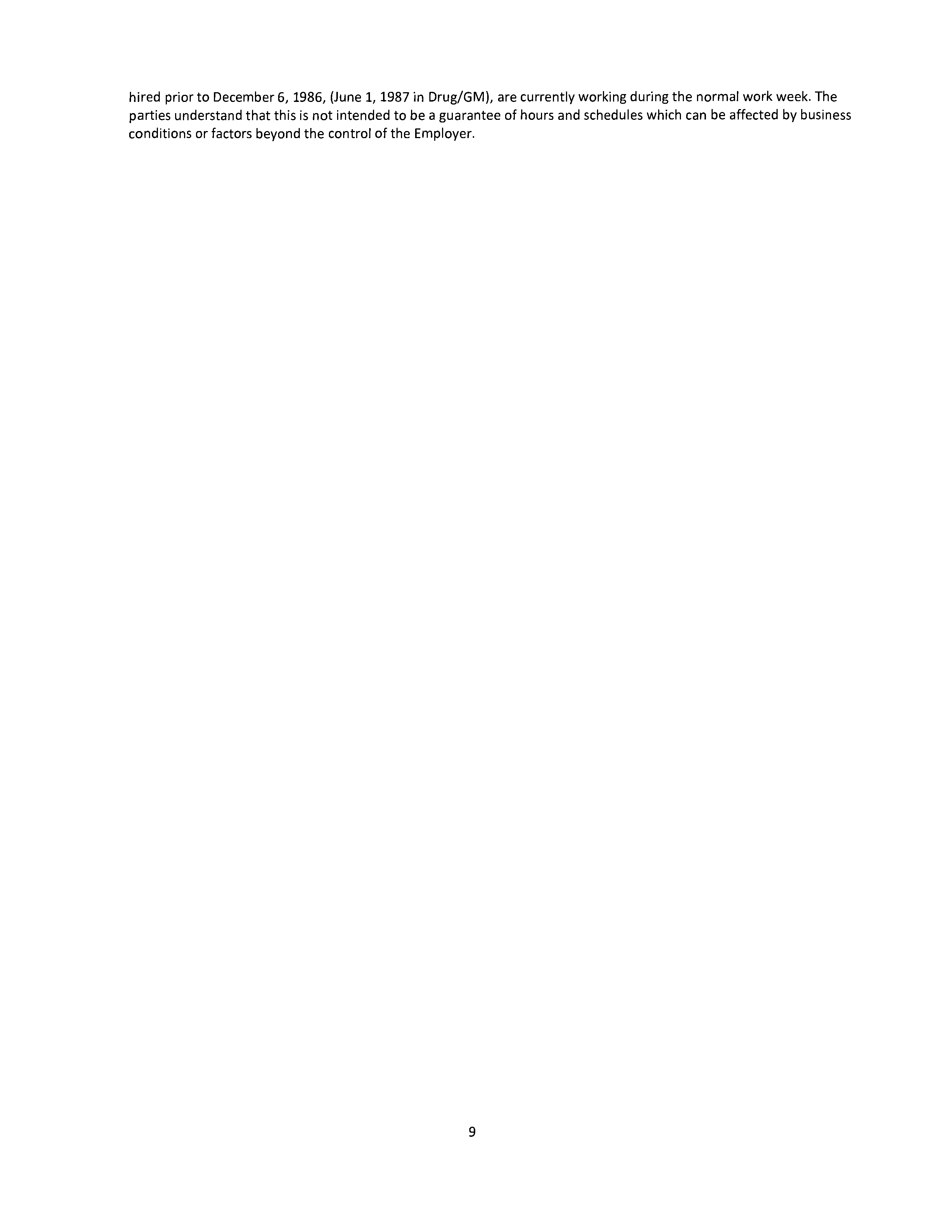 Agreement Between THE KROGER and DAYTON STORES — page 10